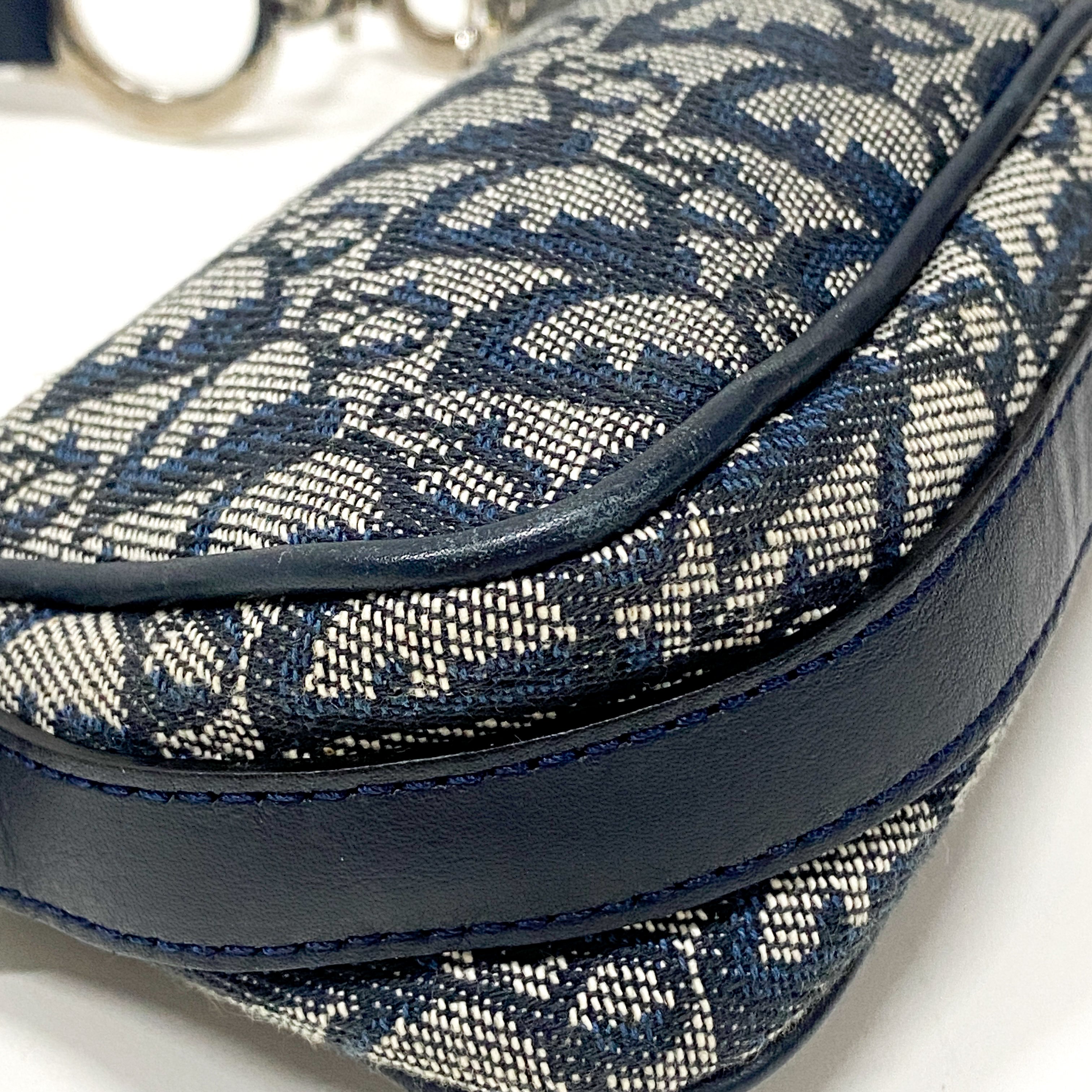 Navy Trotter Hobo Shoulder Bag