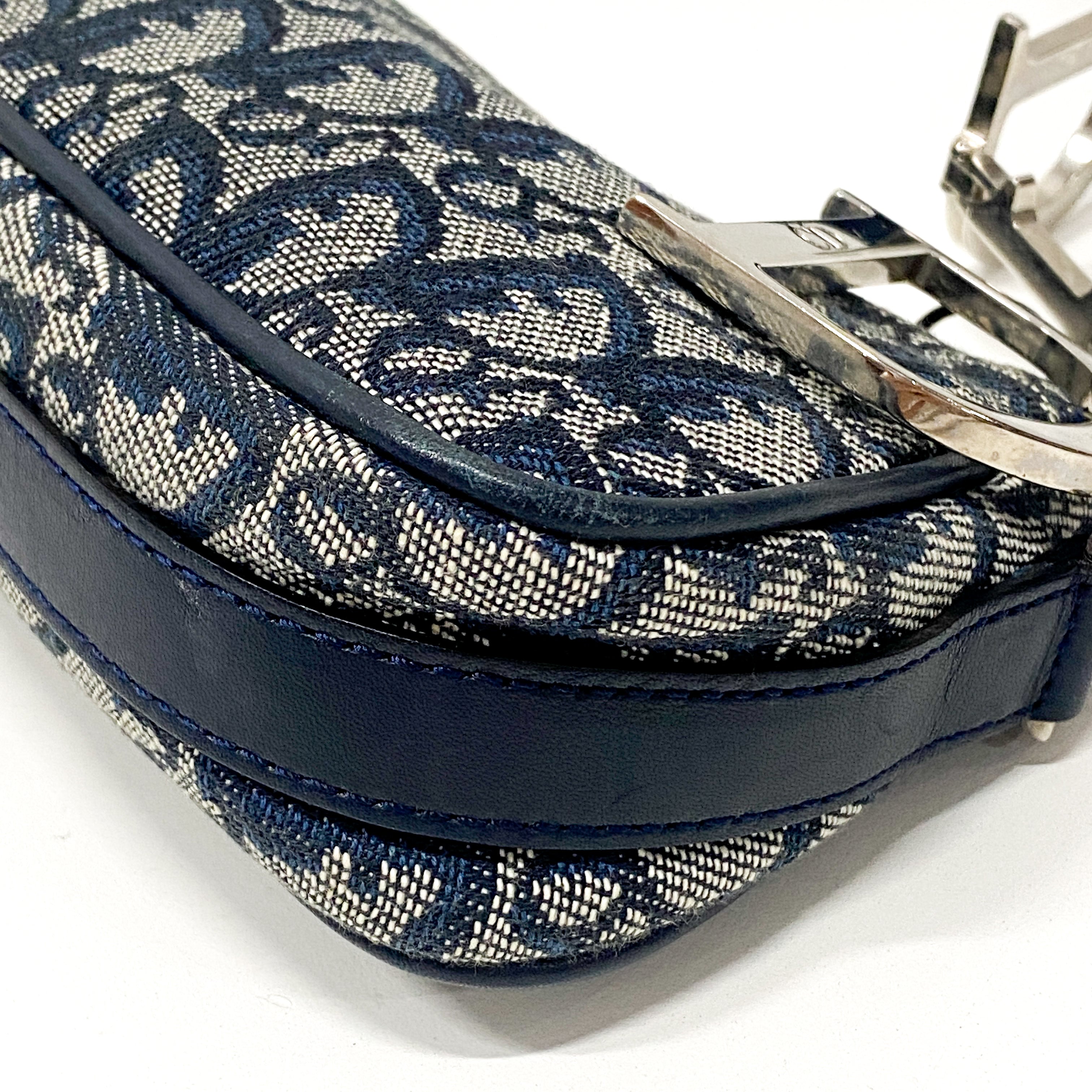 Navy Trotter Hobo Shoulder Bag