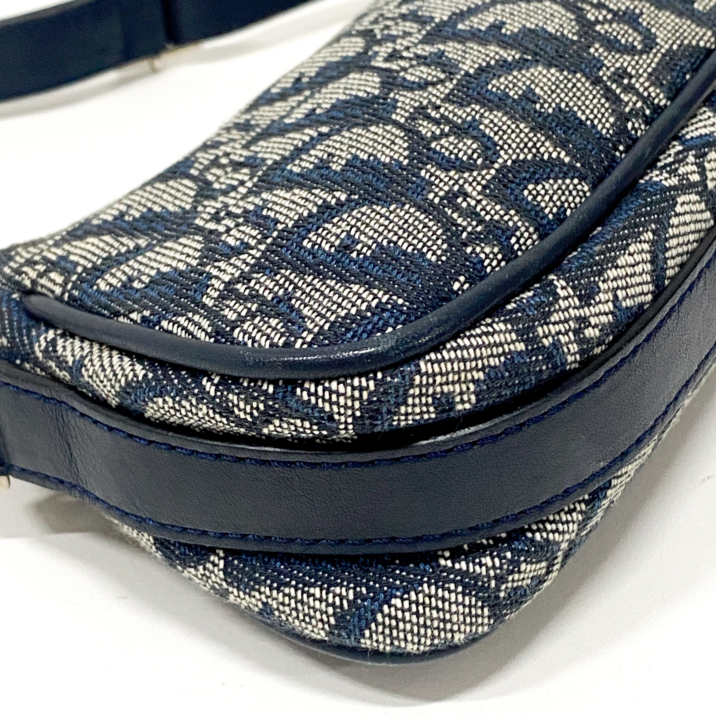 Navy Trotter Hobo Shoulder Bag