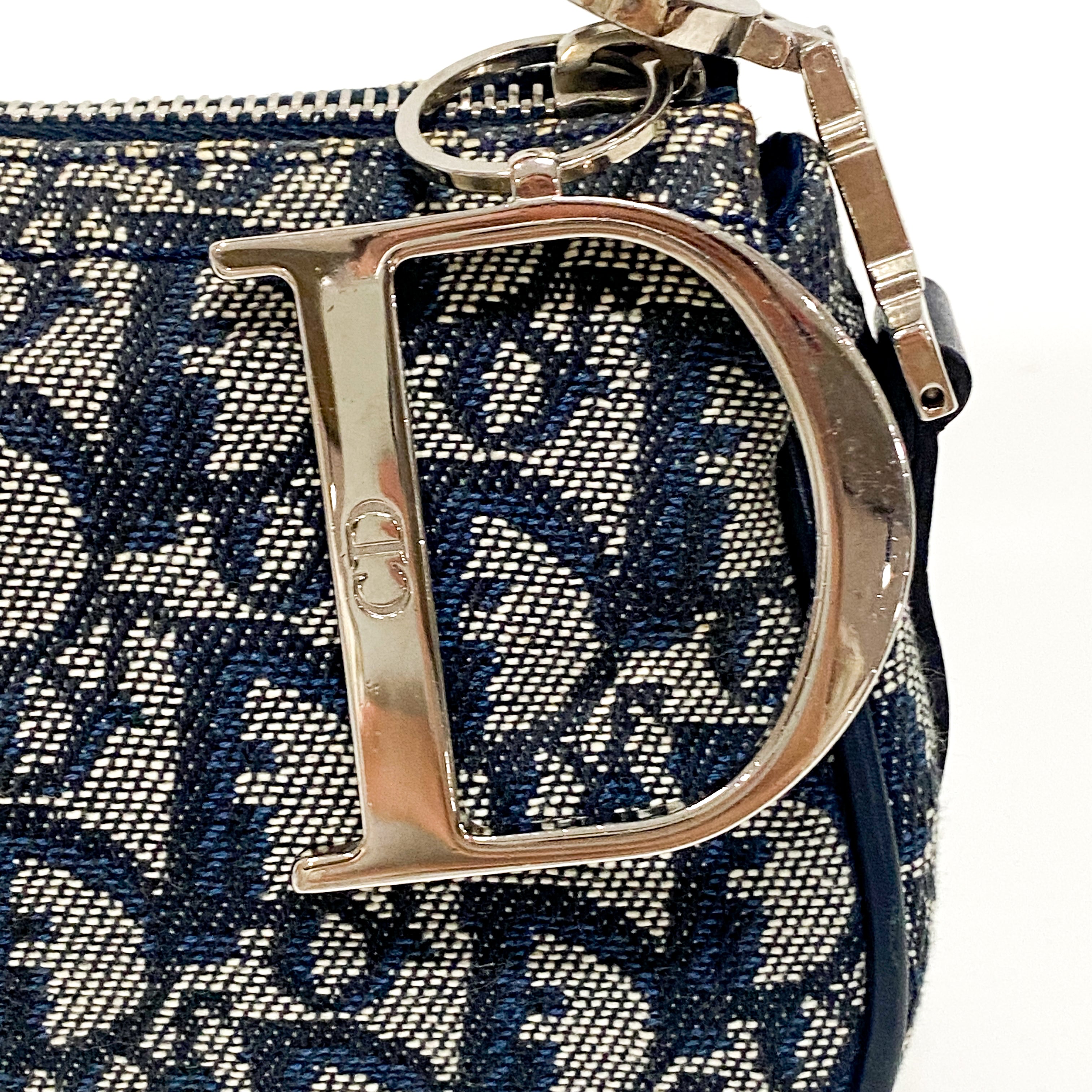 Navy Trotter Hobo Shoulder Bag