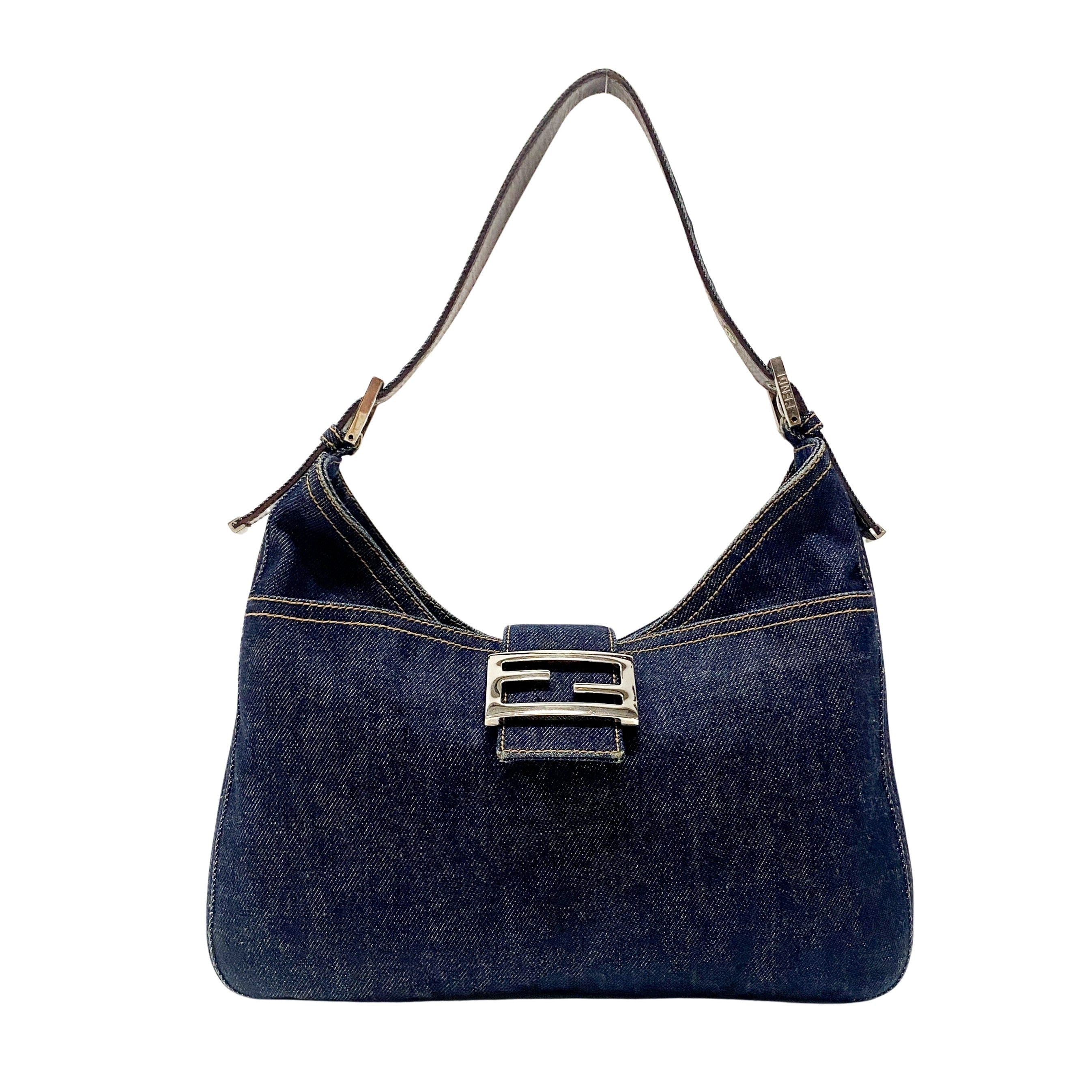 Hobo Denim Shoulder Bag