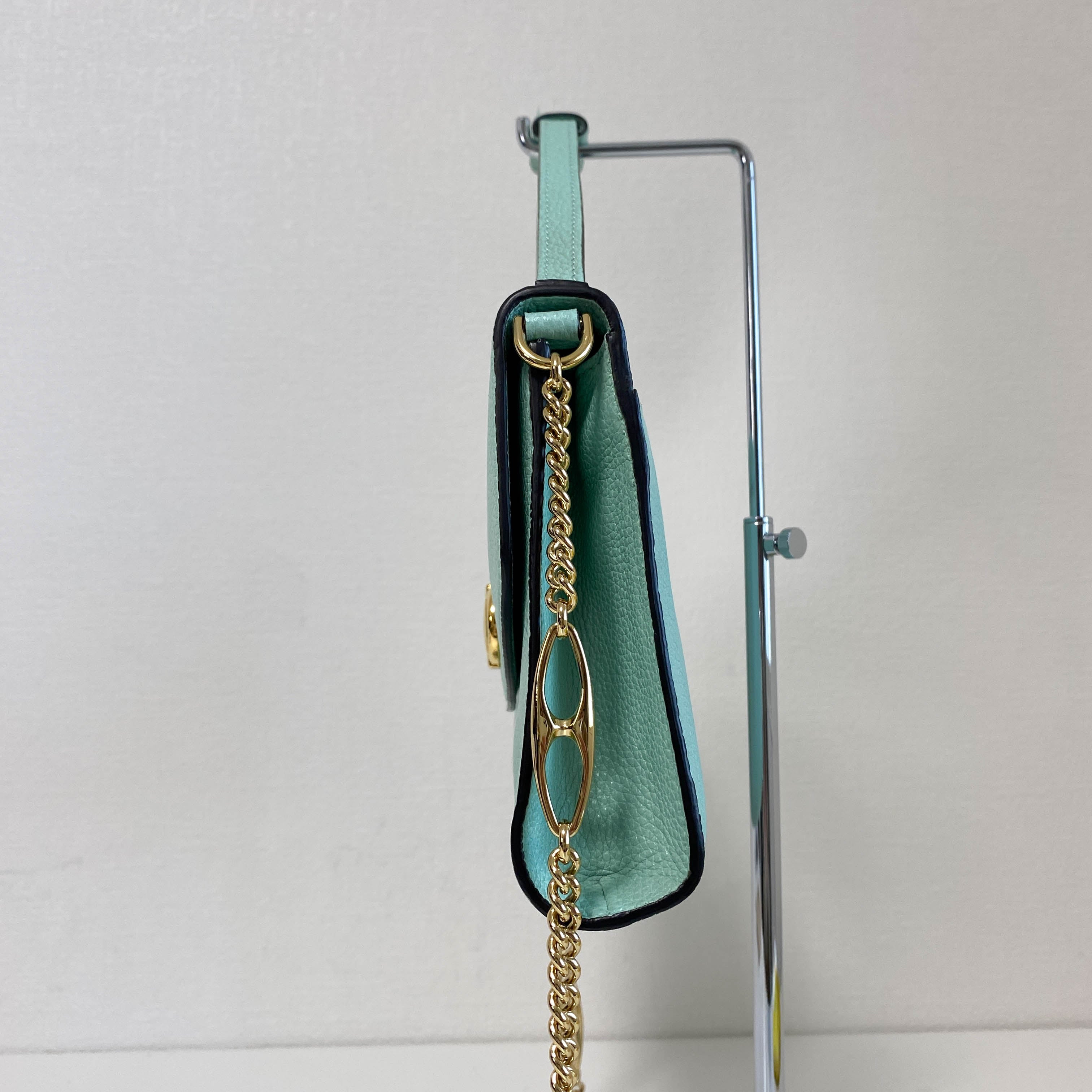 Zumi Mint Green Chain Shoulder Bag
