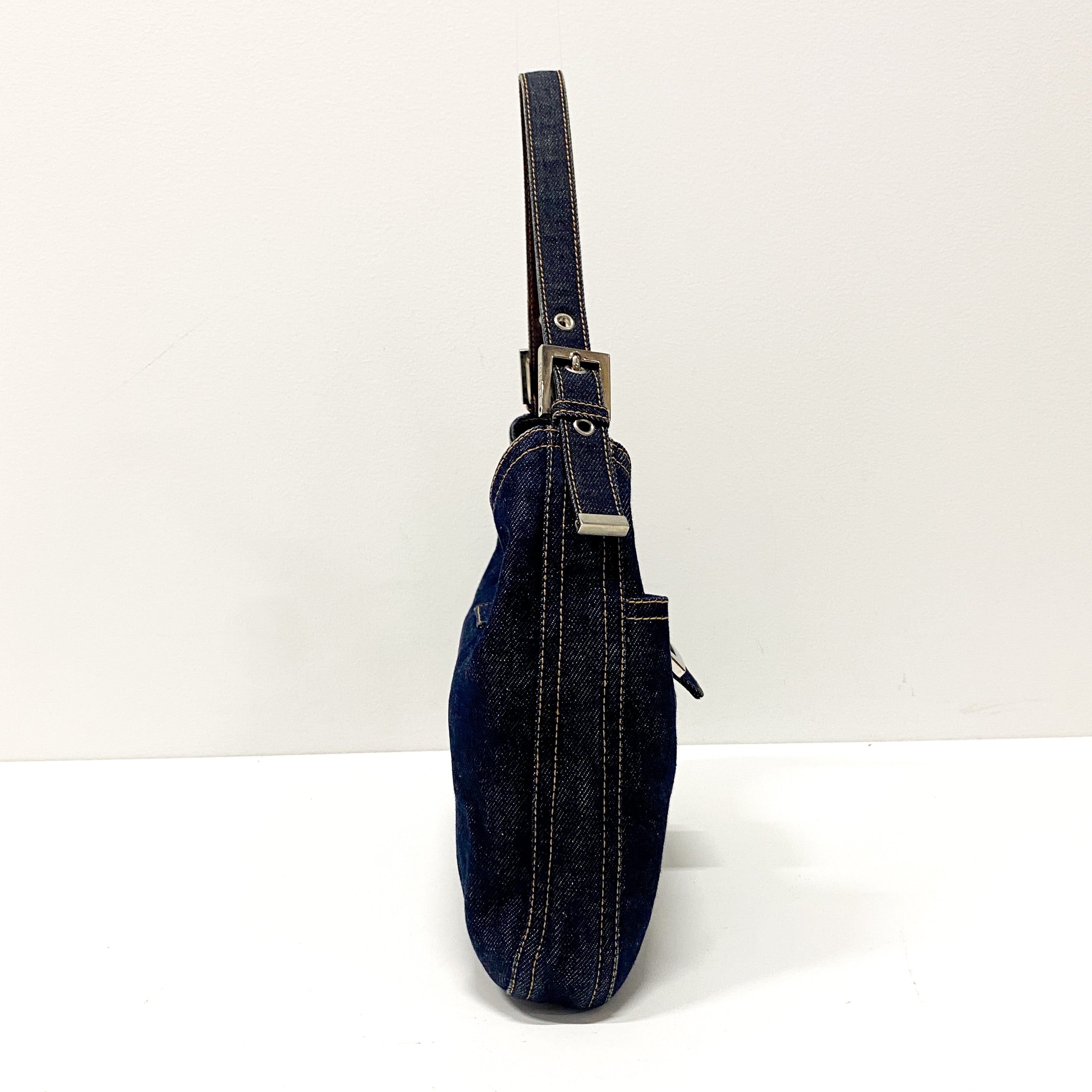 Hobo Denim Shoulder Bag