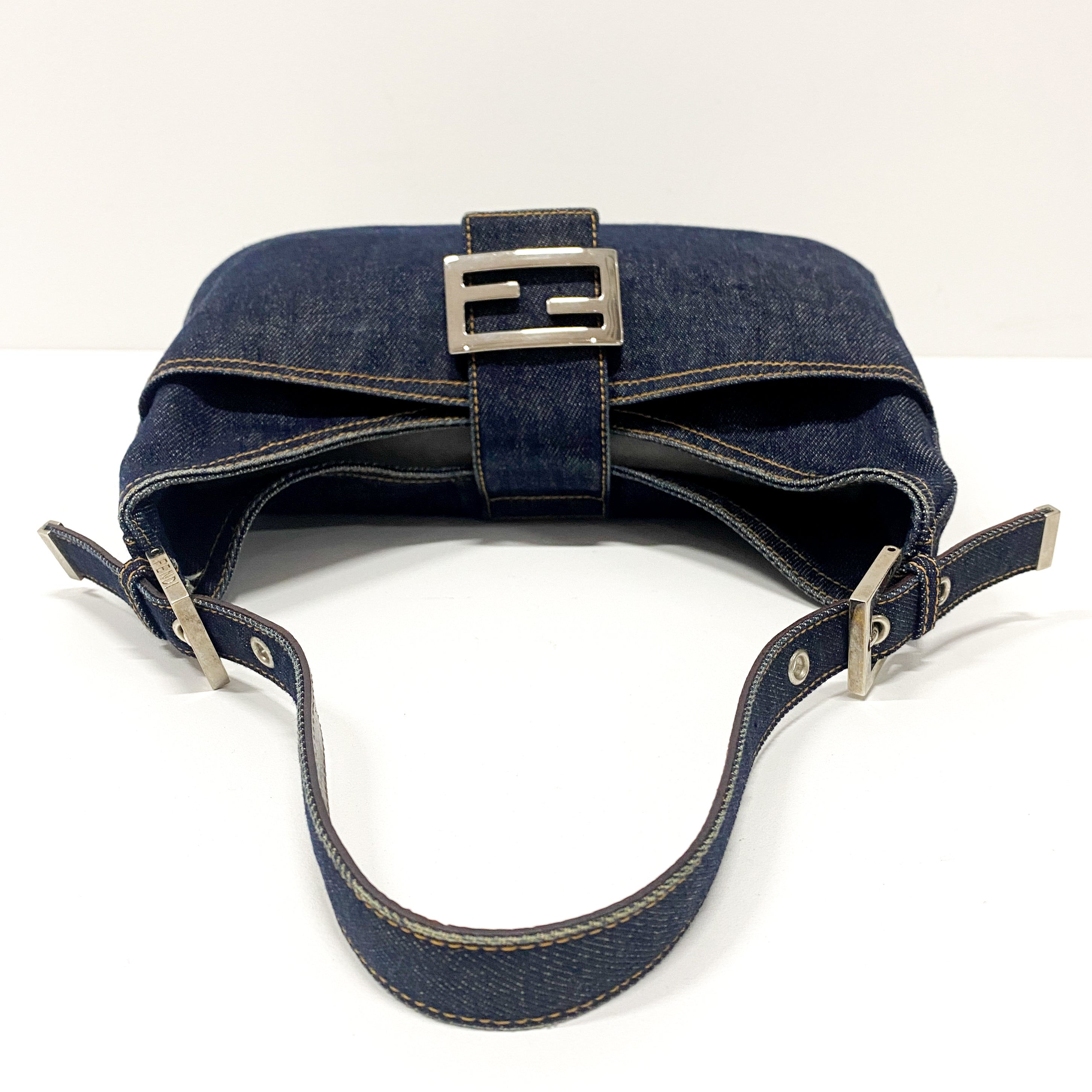 Hobo Denim Shoulder Bag