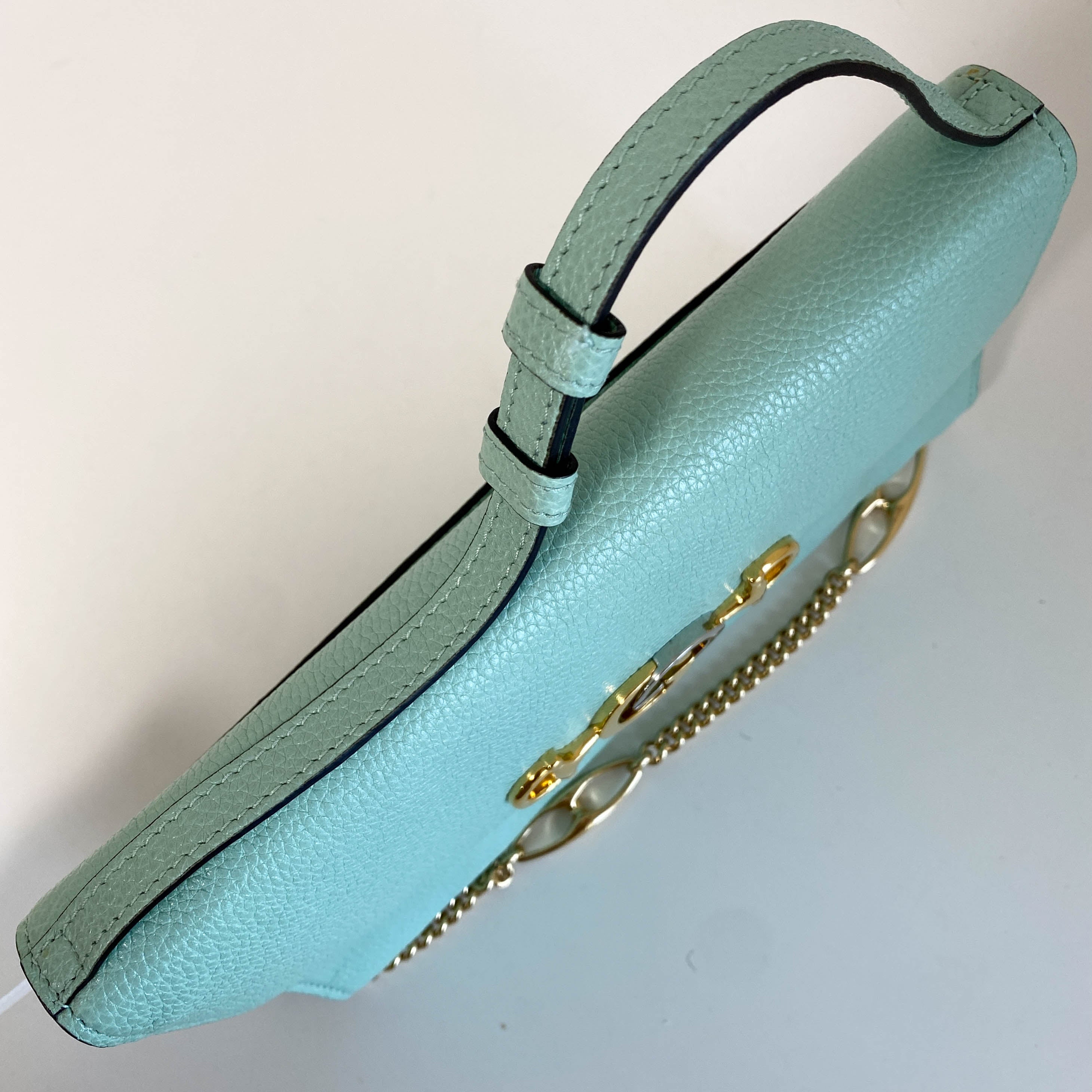 Zumi Mint Green Chain Shoulder Bag