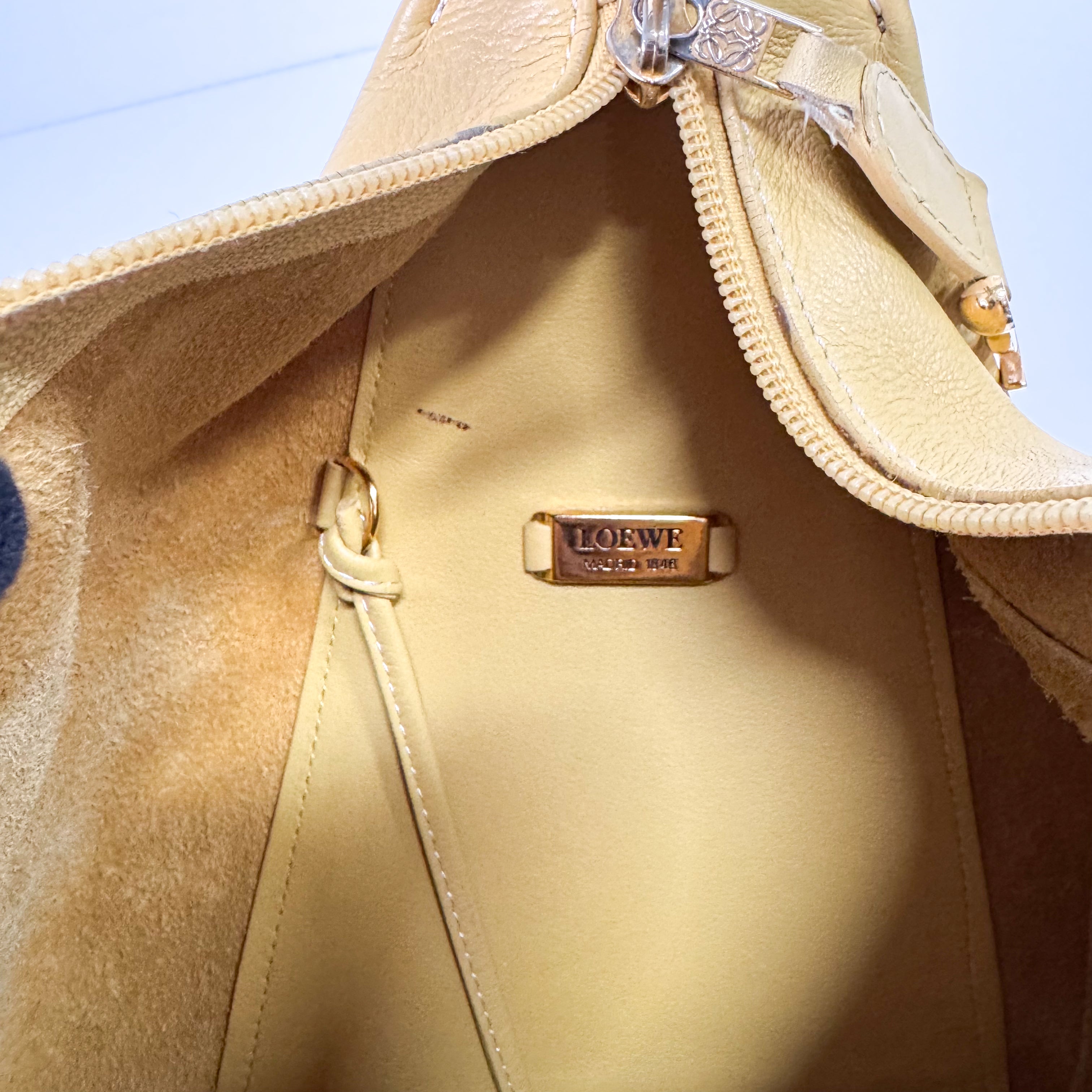 Anton Backpack Yellow Leather Backpack