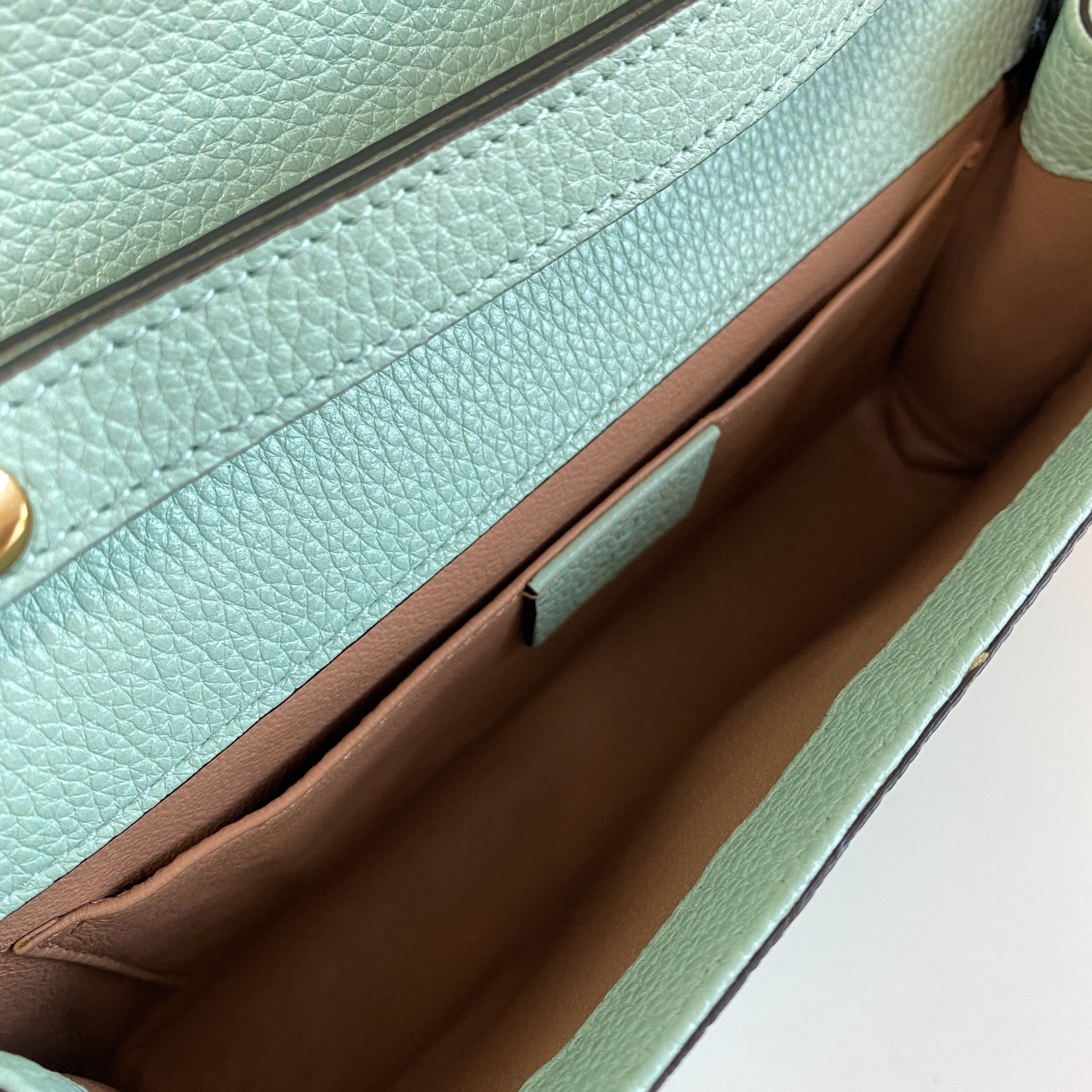 Zumi Mint Green Chain Shoulder Bag