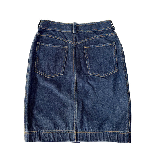 Coco Button Denim Skirt