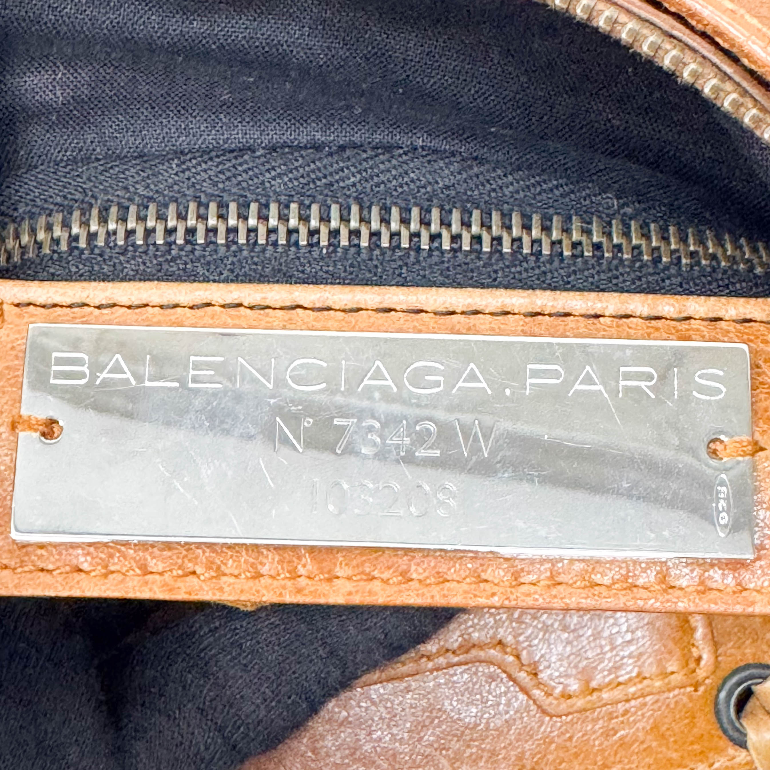 Le City Brown Leather Shoulder Bag