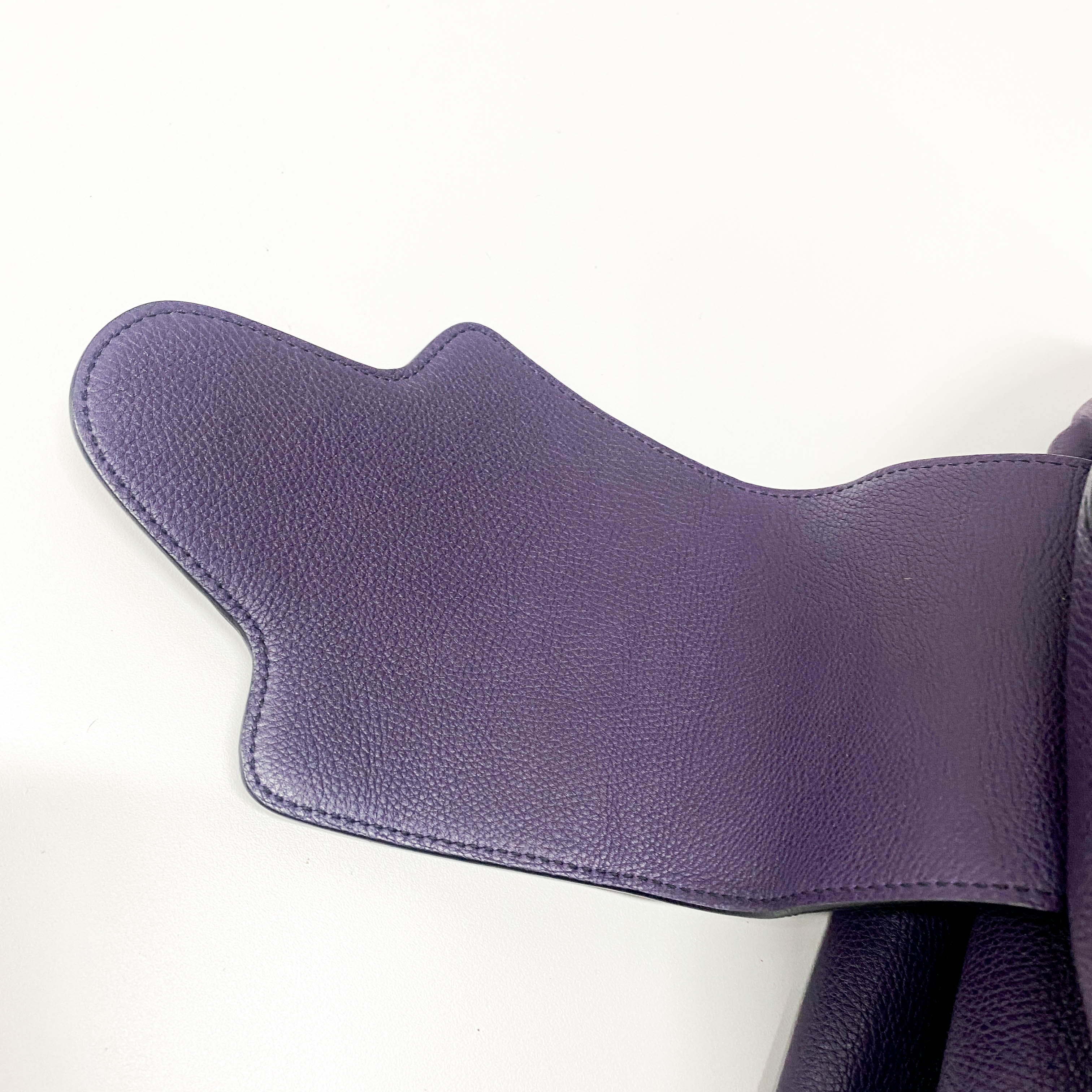 Emily Purple Leather Chain Strap Shoulder Bag