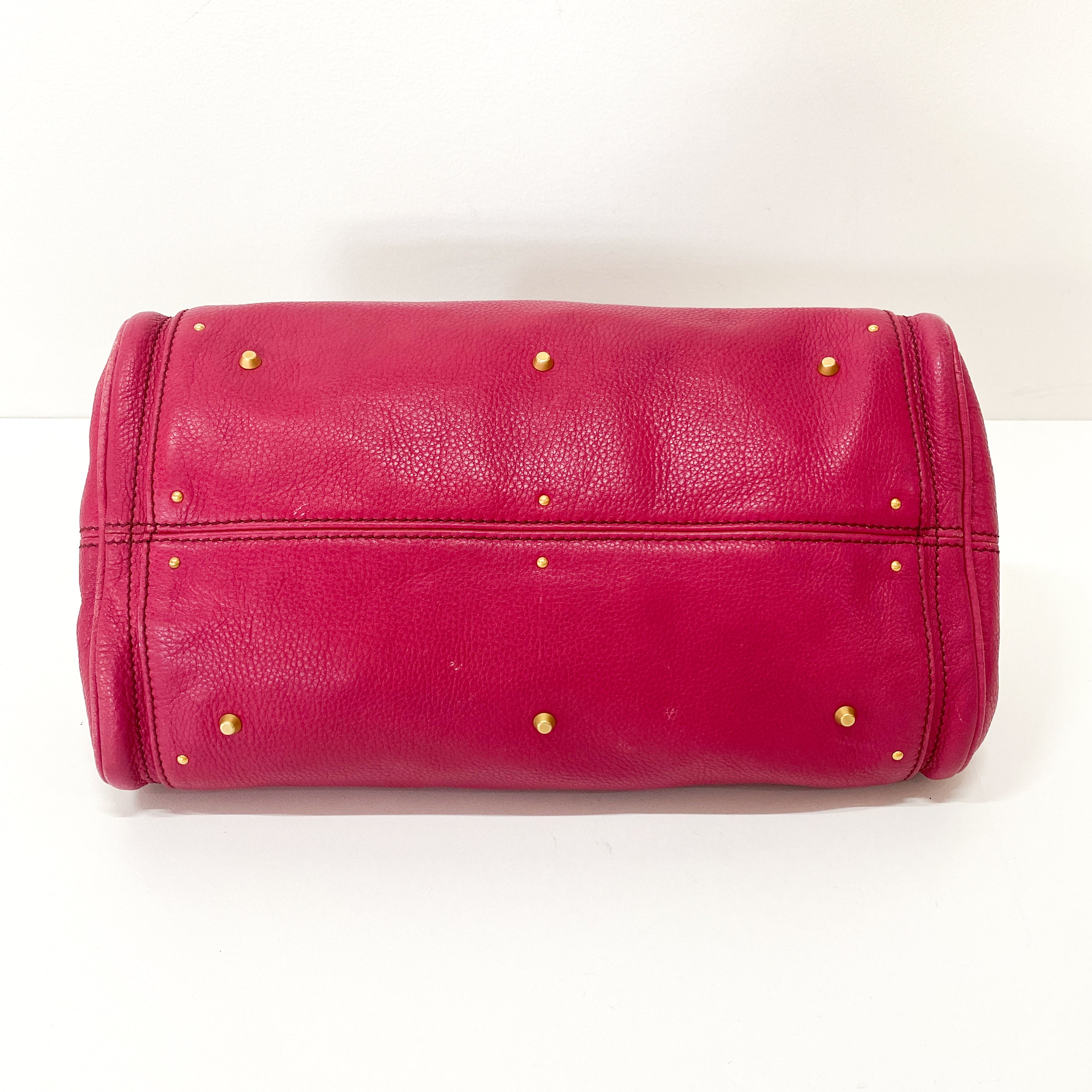 Paddington Pink Leather Shoulder Bag