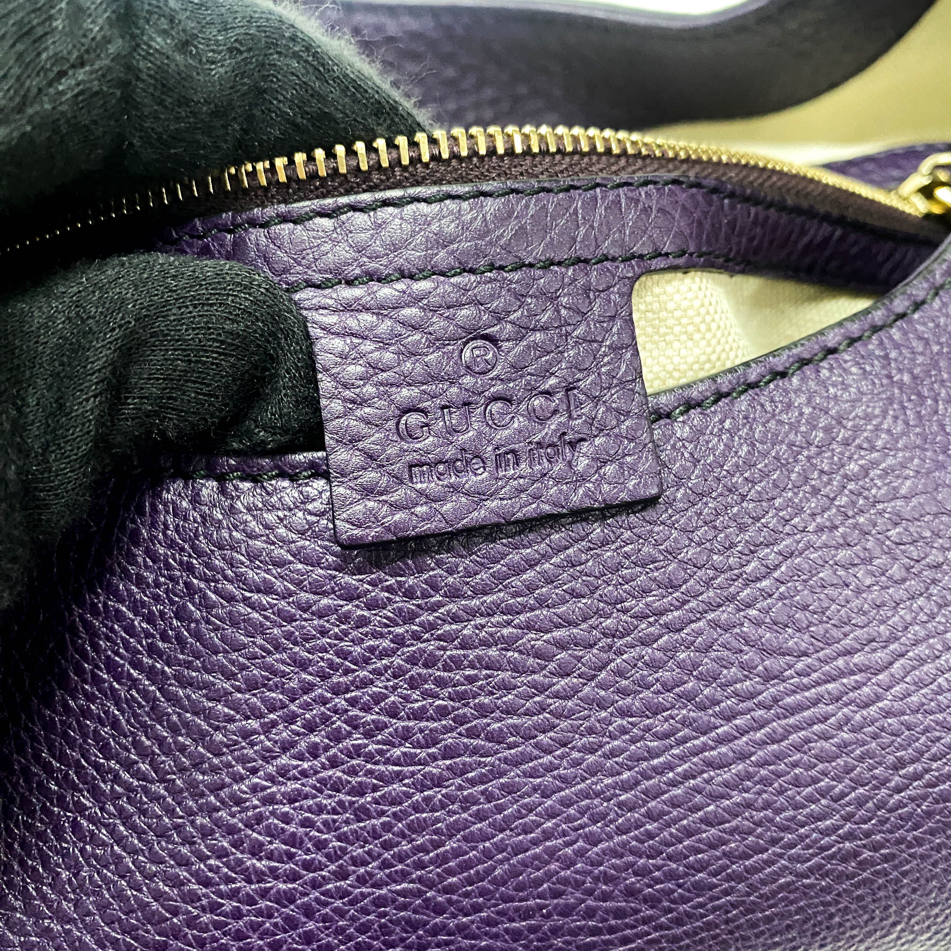 Emily Purple Leather Chain Strap Shoulder Bag