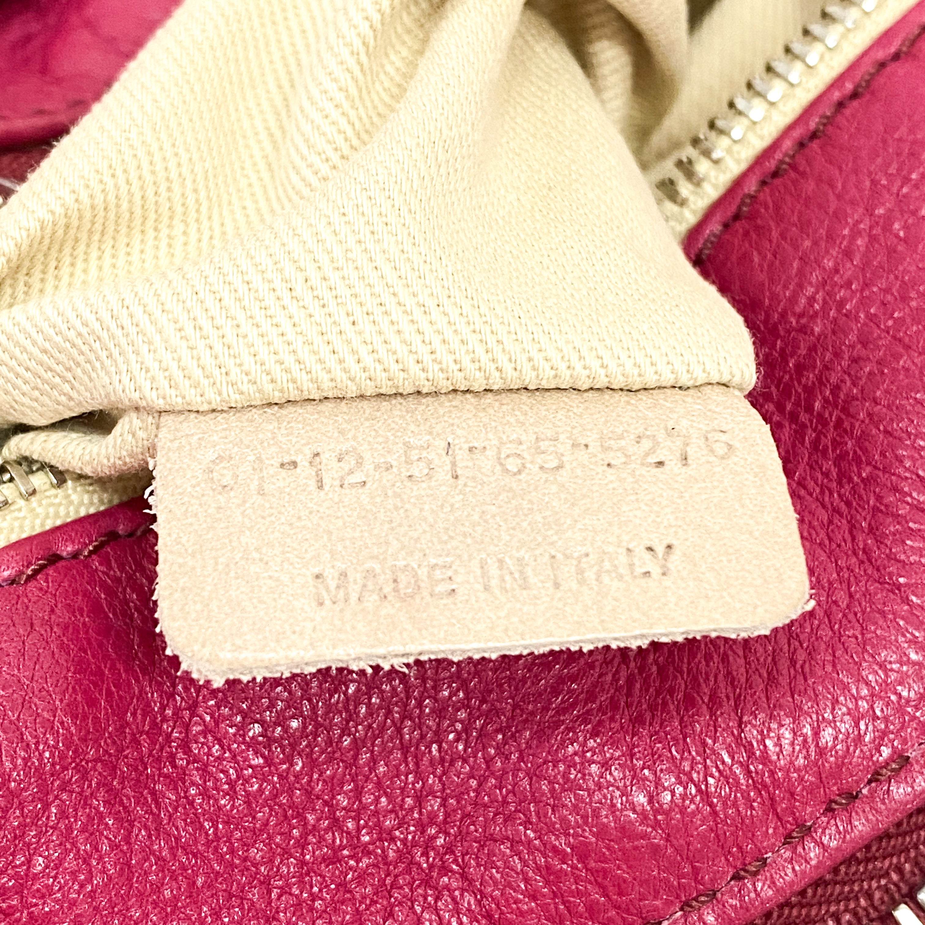 Paddington Pink Leather Shoulder Bag