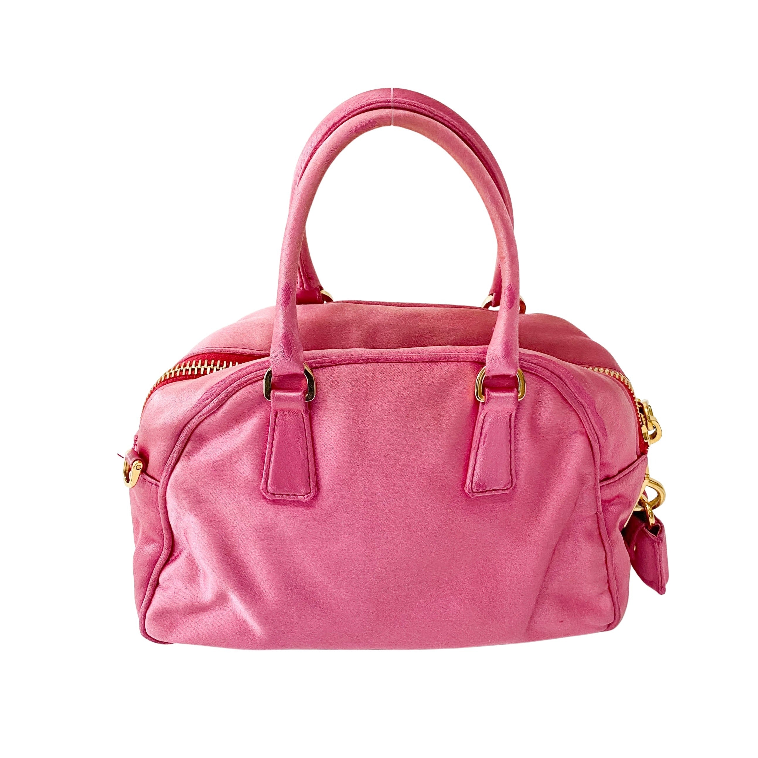 Pink Satin Bag
