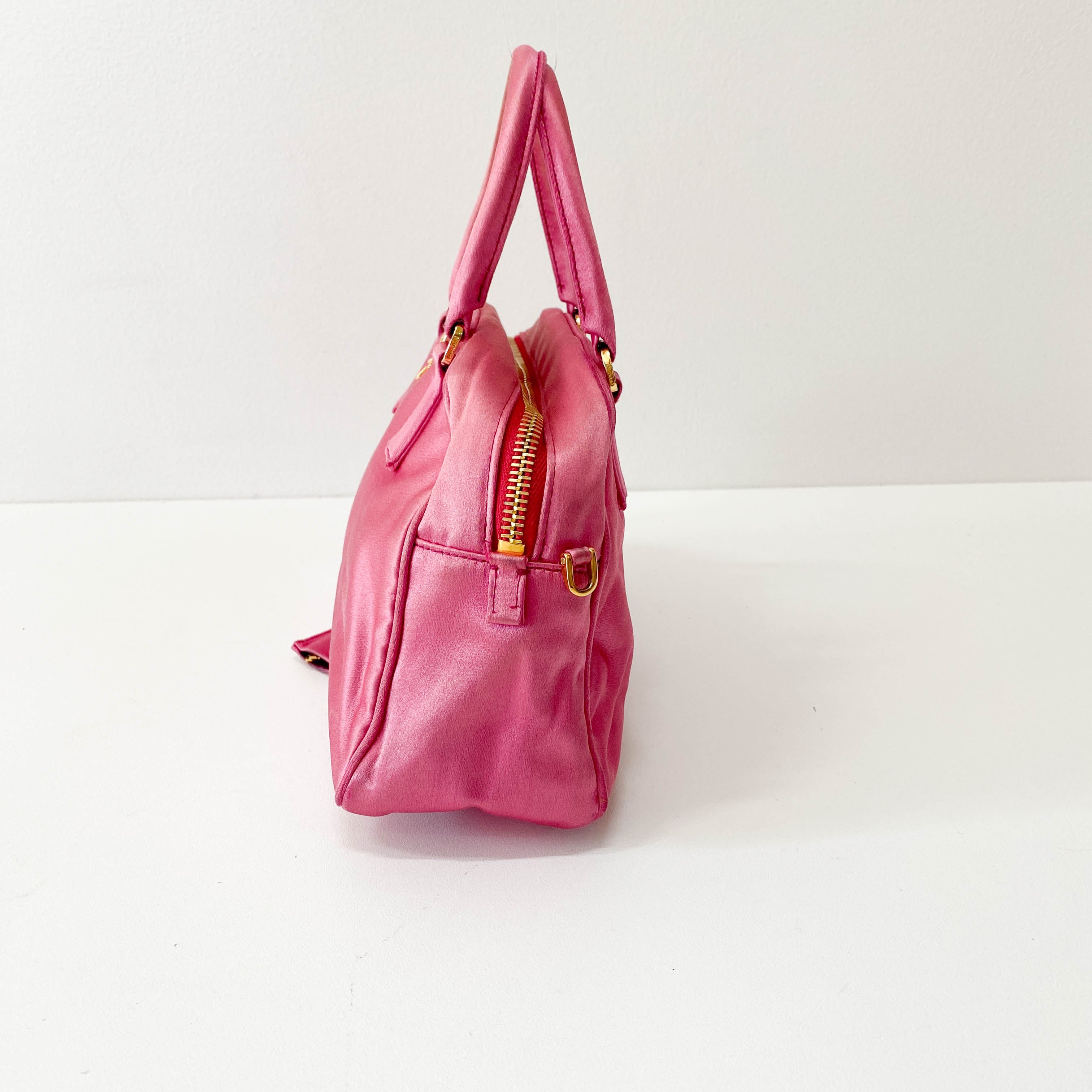 Pink Satin Bag