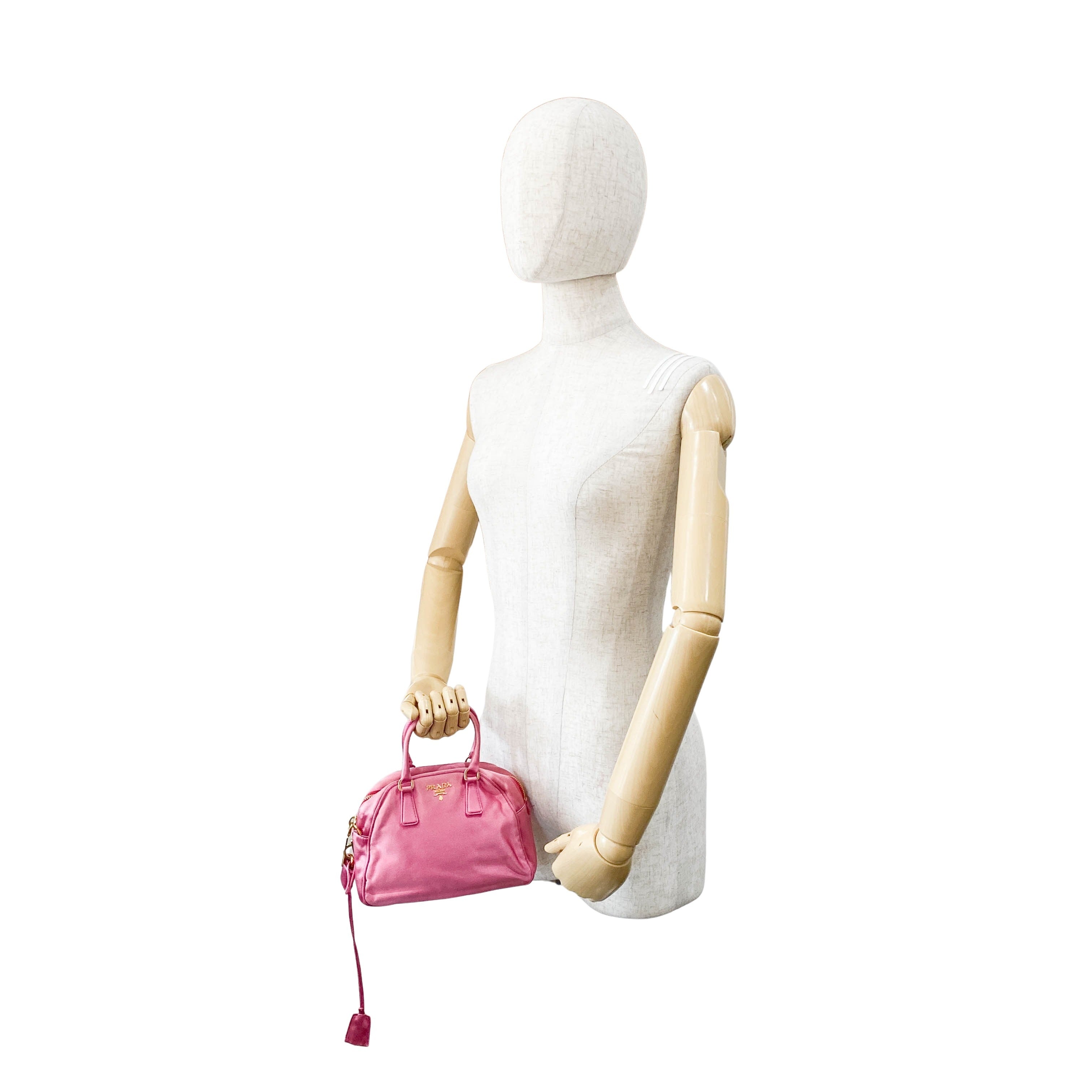 Pink Satin Bag