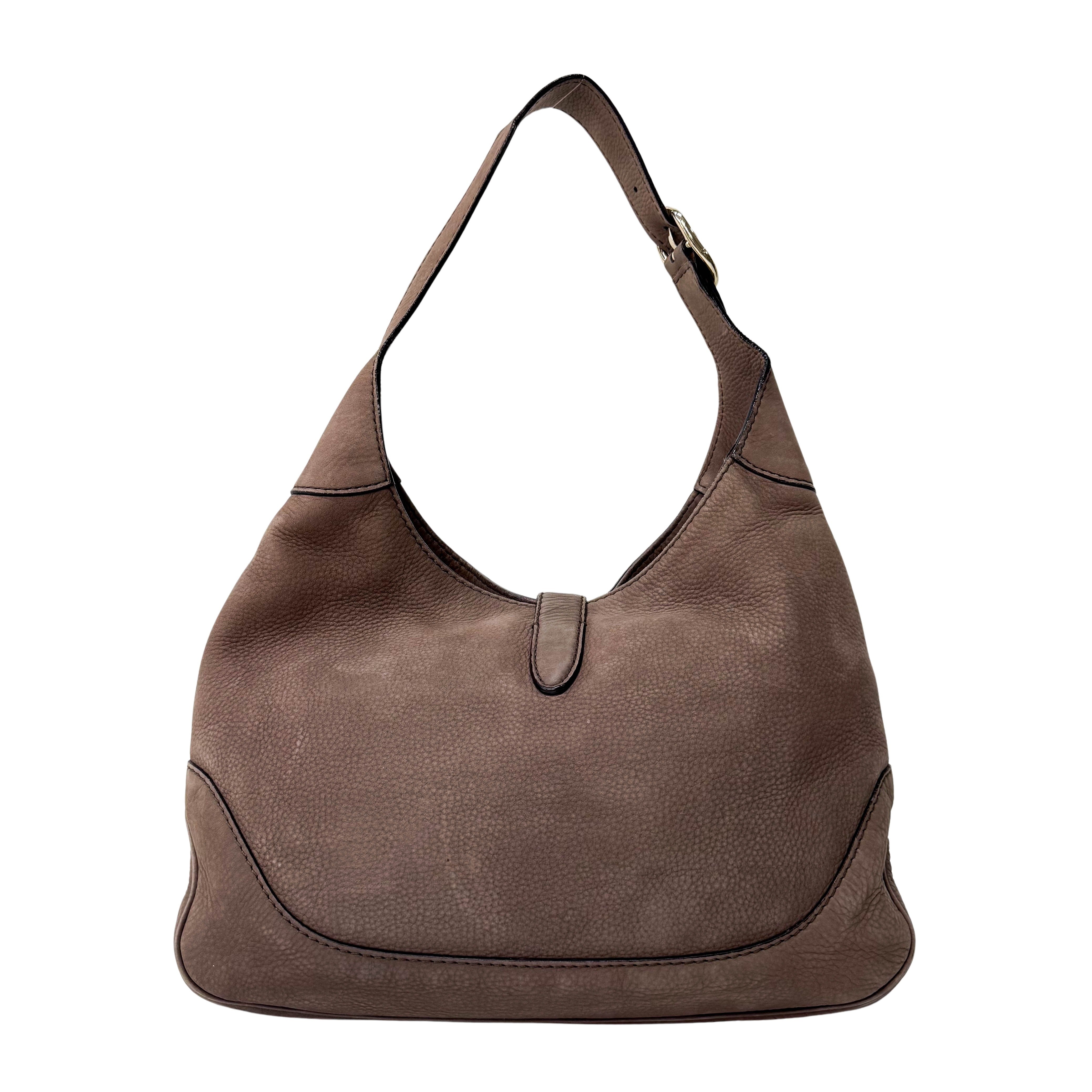 New Jackie Brown Leather Shoulder Bag