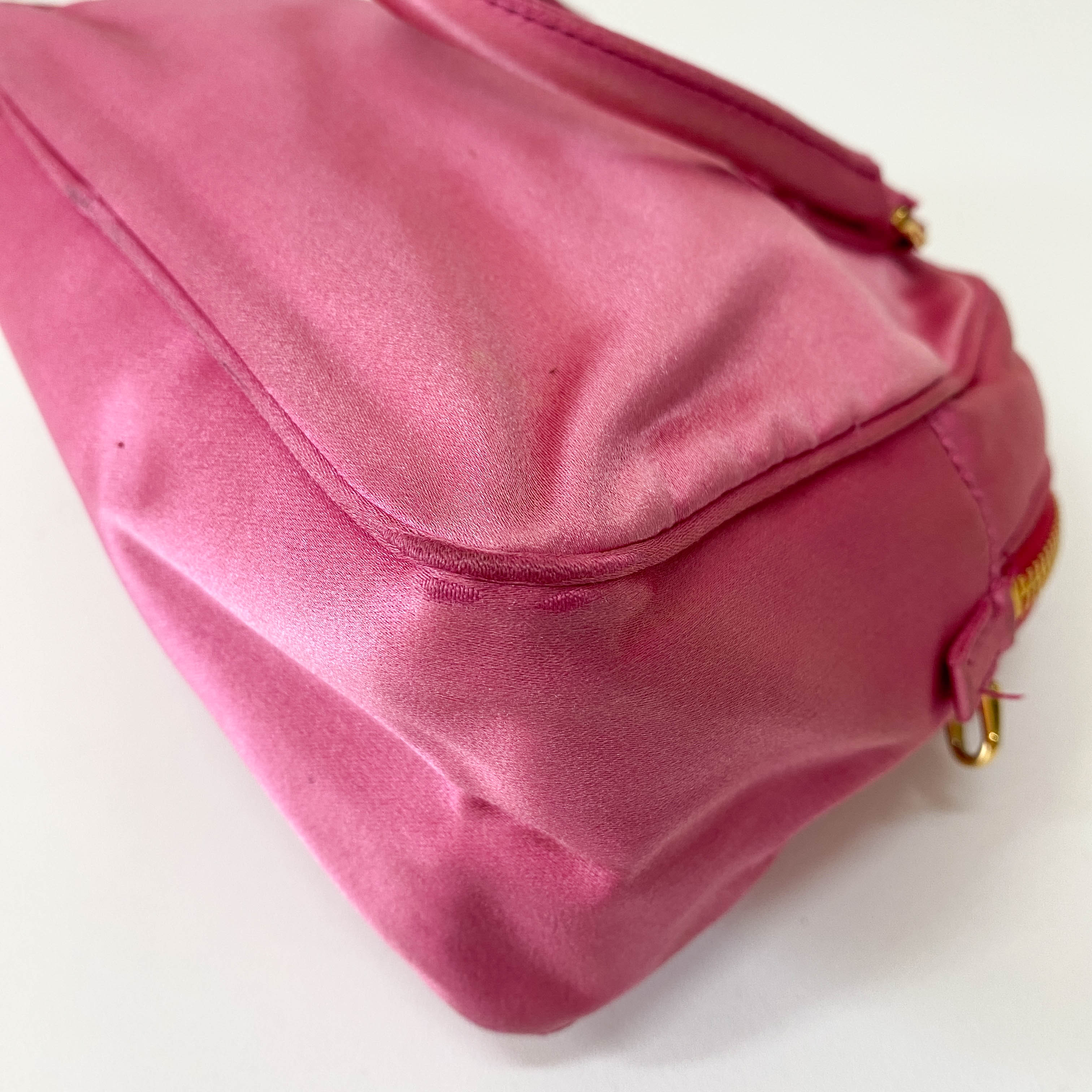 Pink Satin Bag