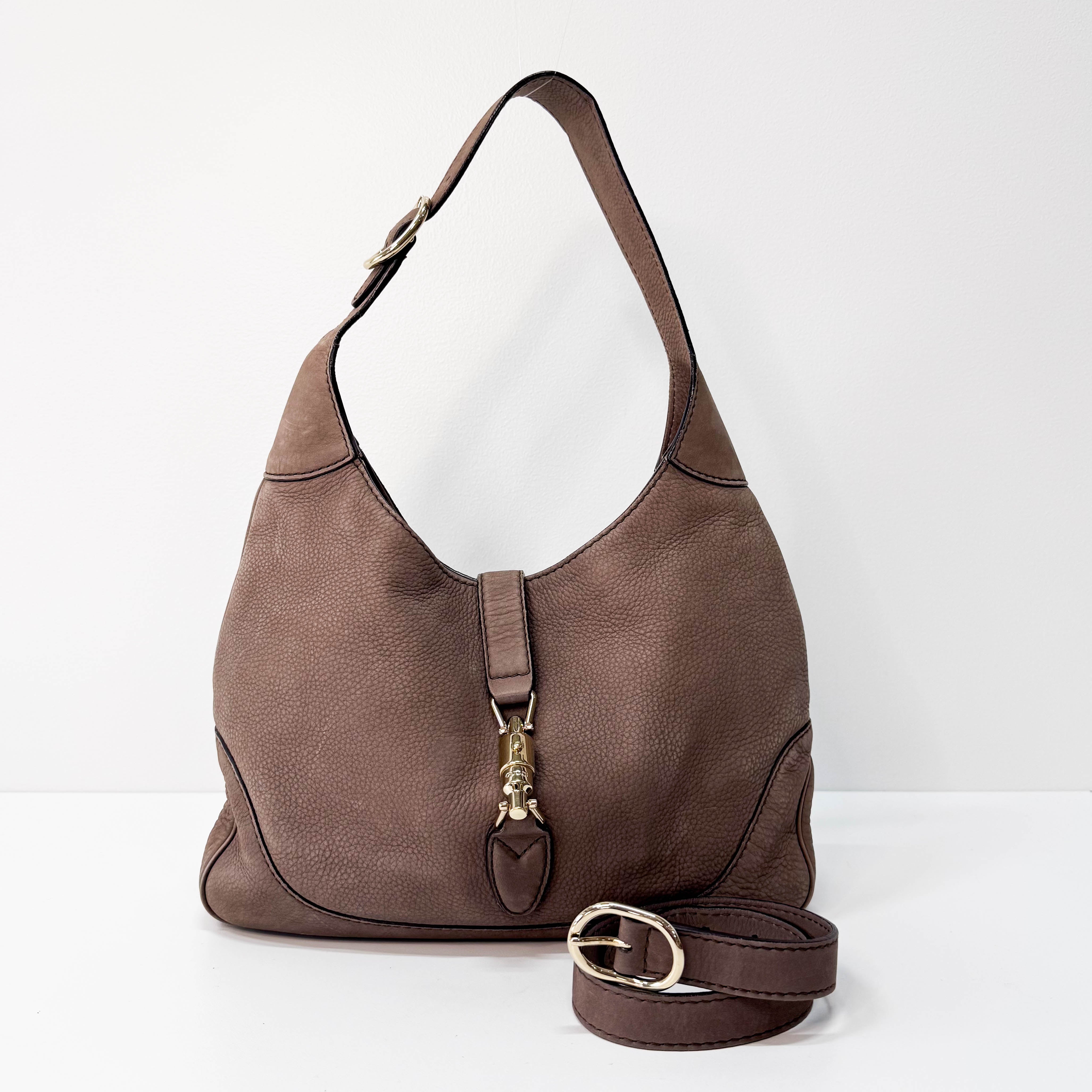New Jackie Brown Leather Shoulder Bag