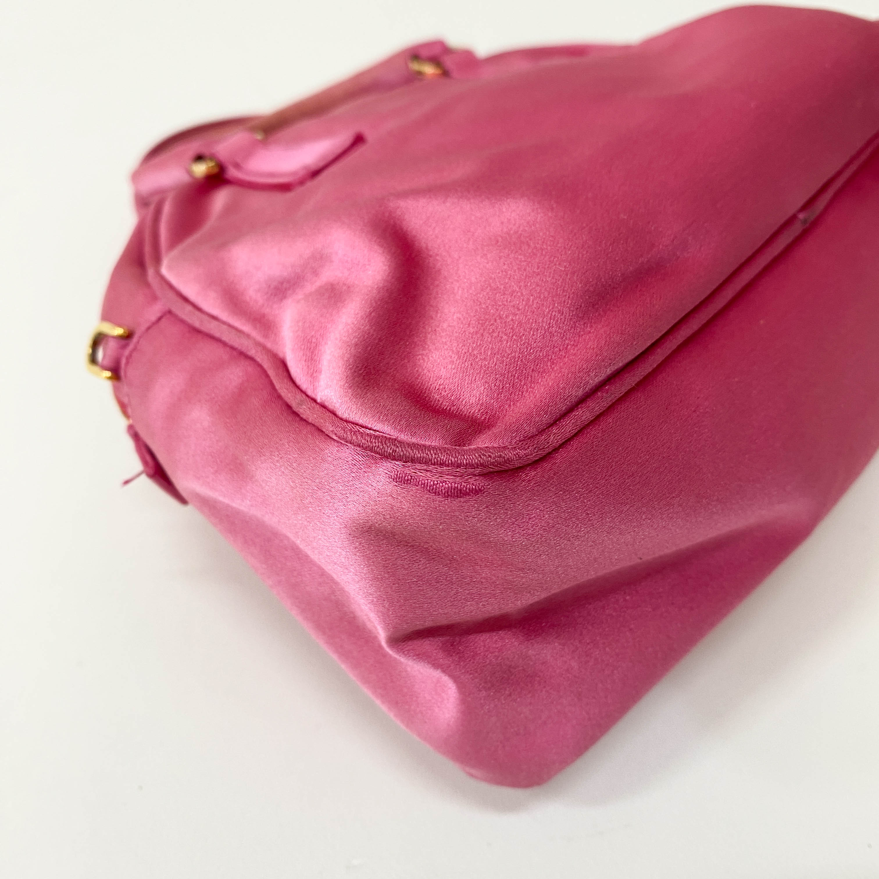Pink Satin Bag