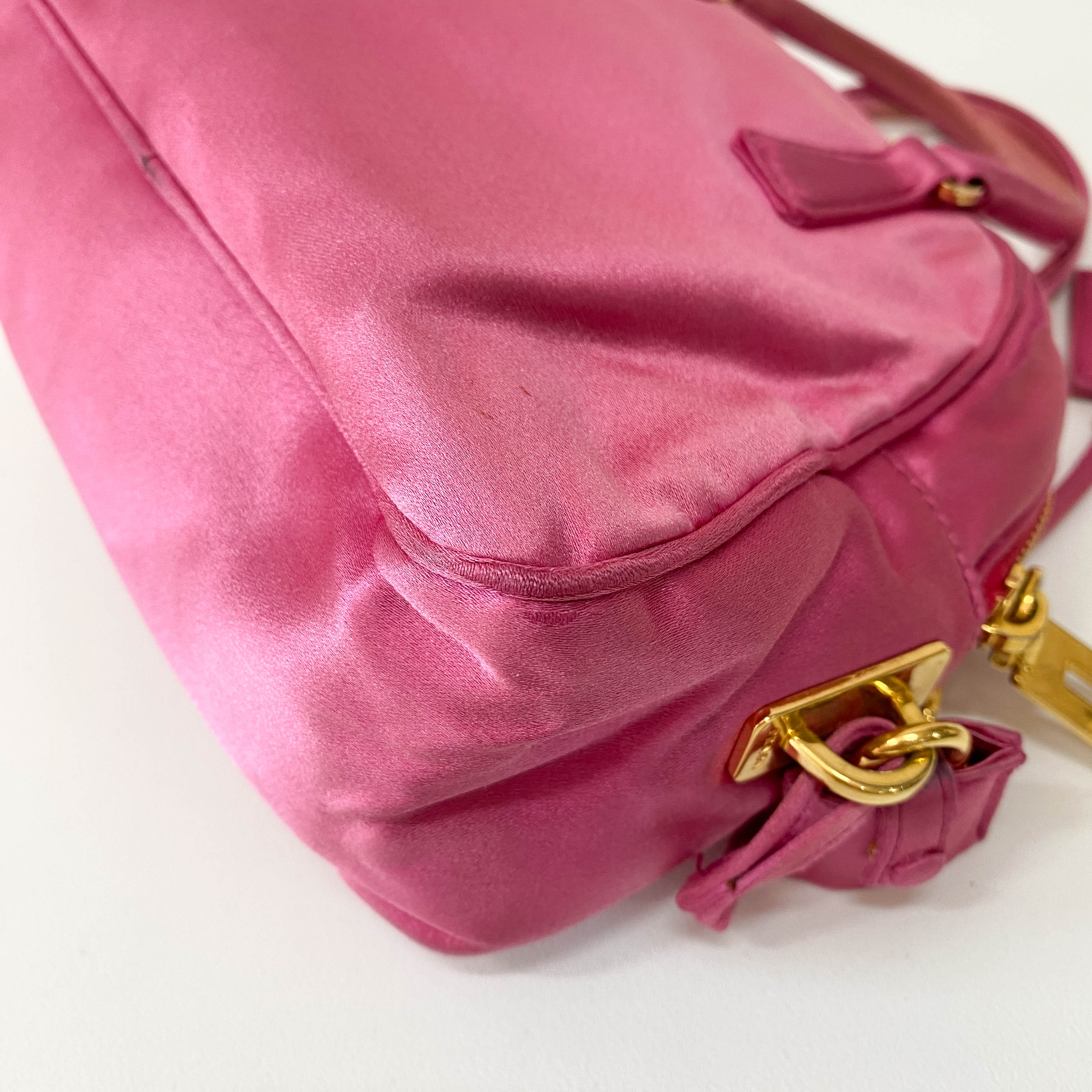 Pink Satin Bag