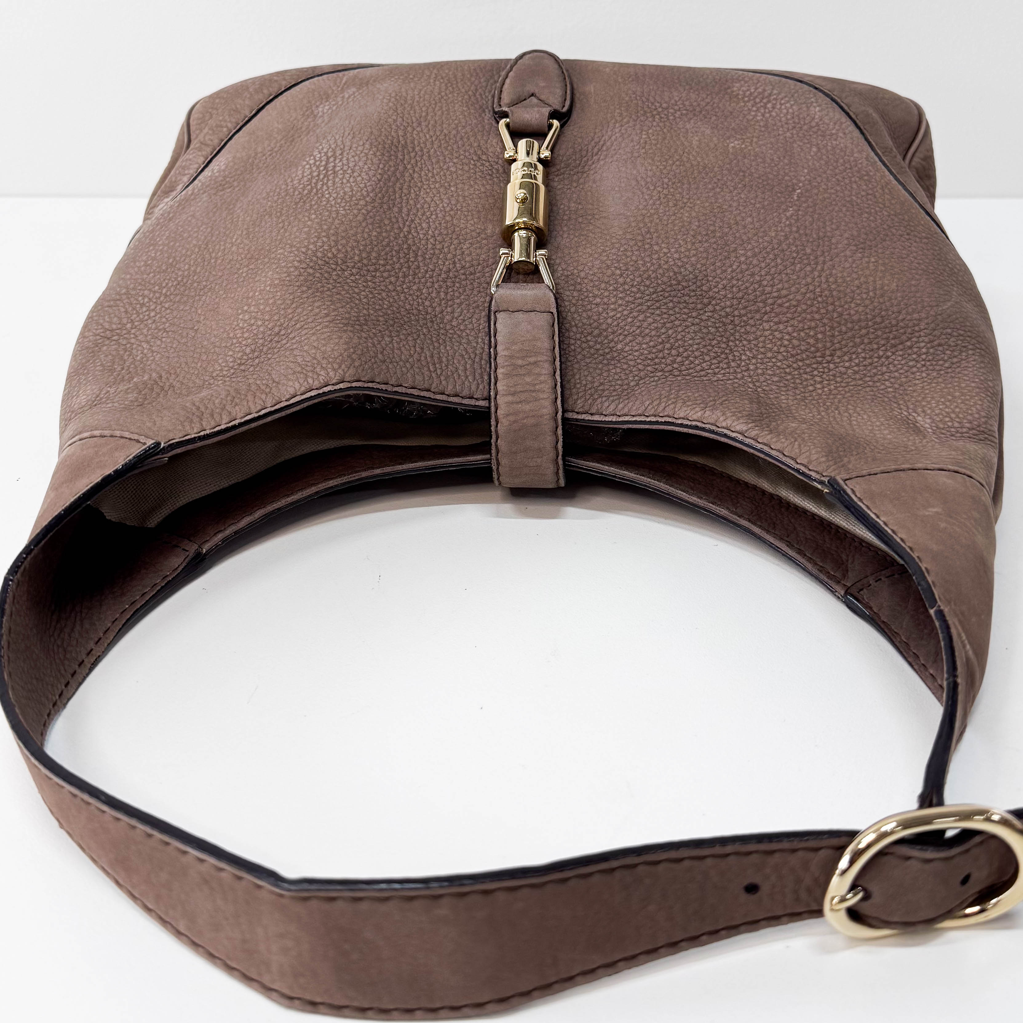 New Jackie Brown Leather Shoulder Bag