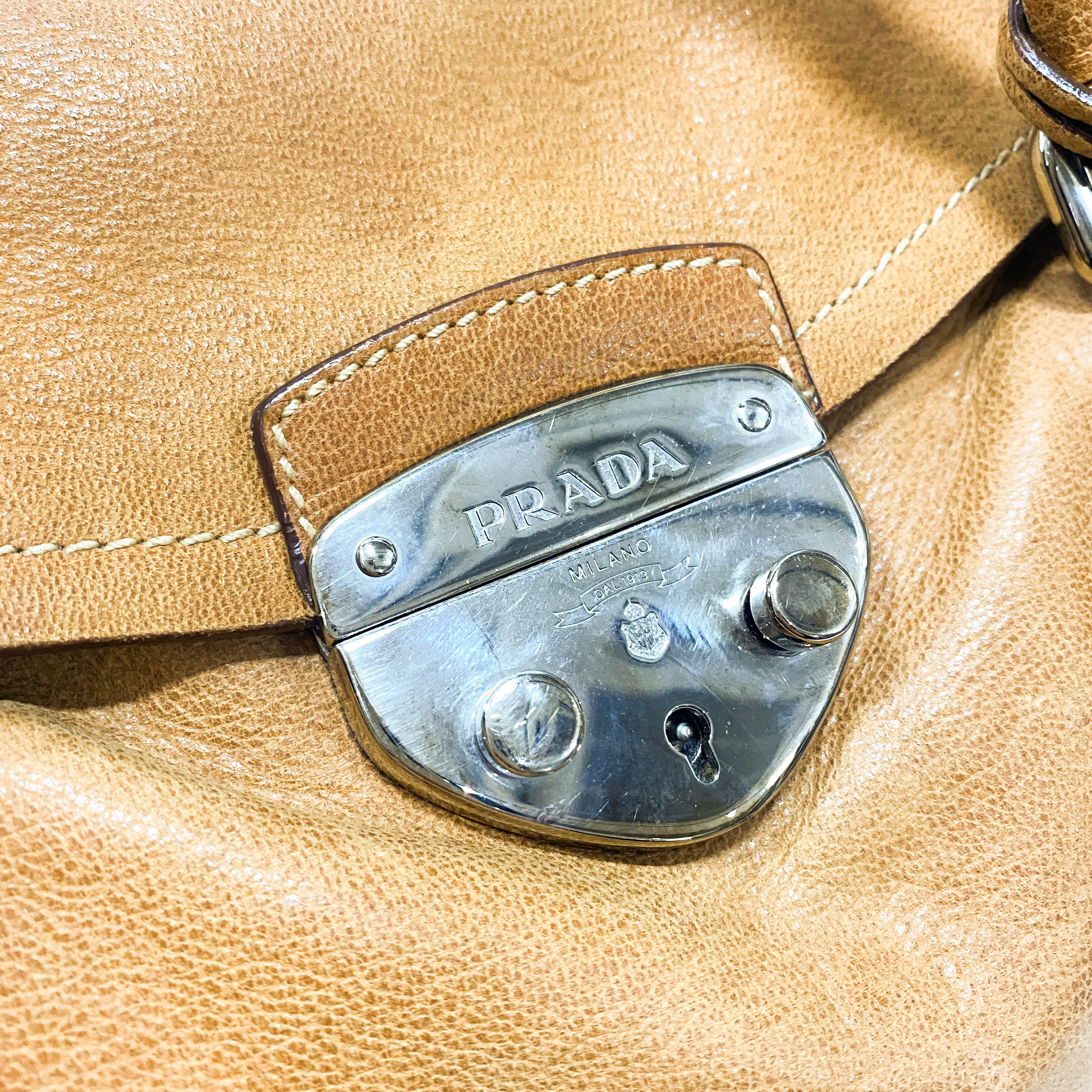 Brown Leather Shoulder Bag