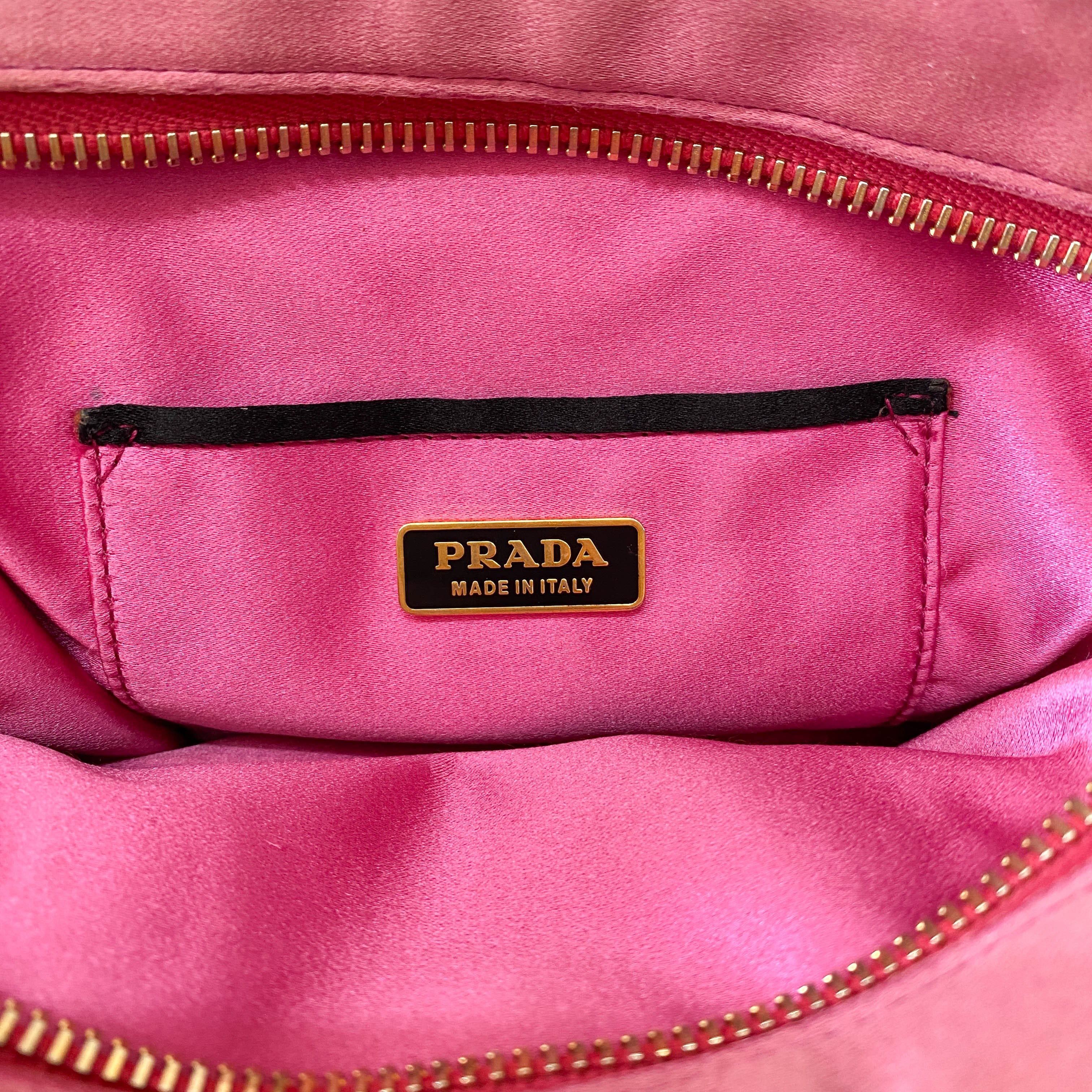 Pink Satin Bag