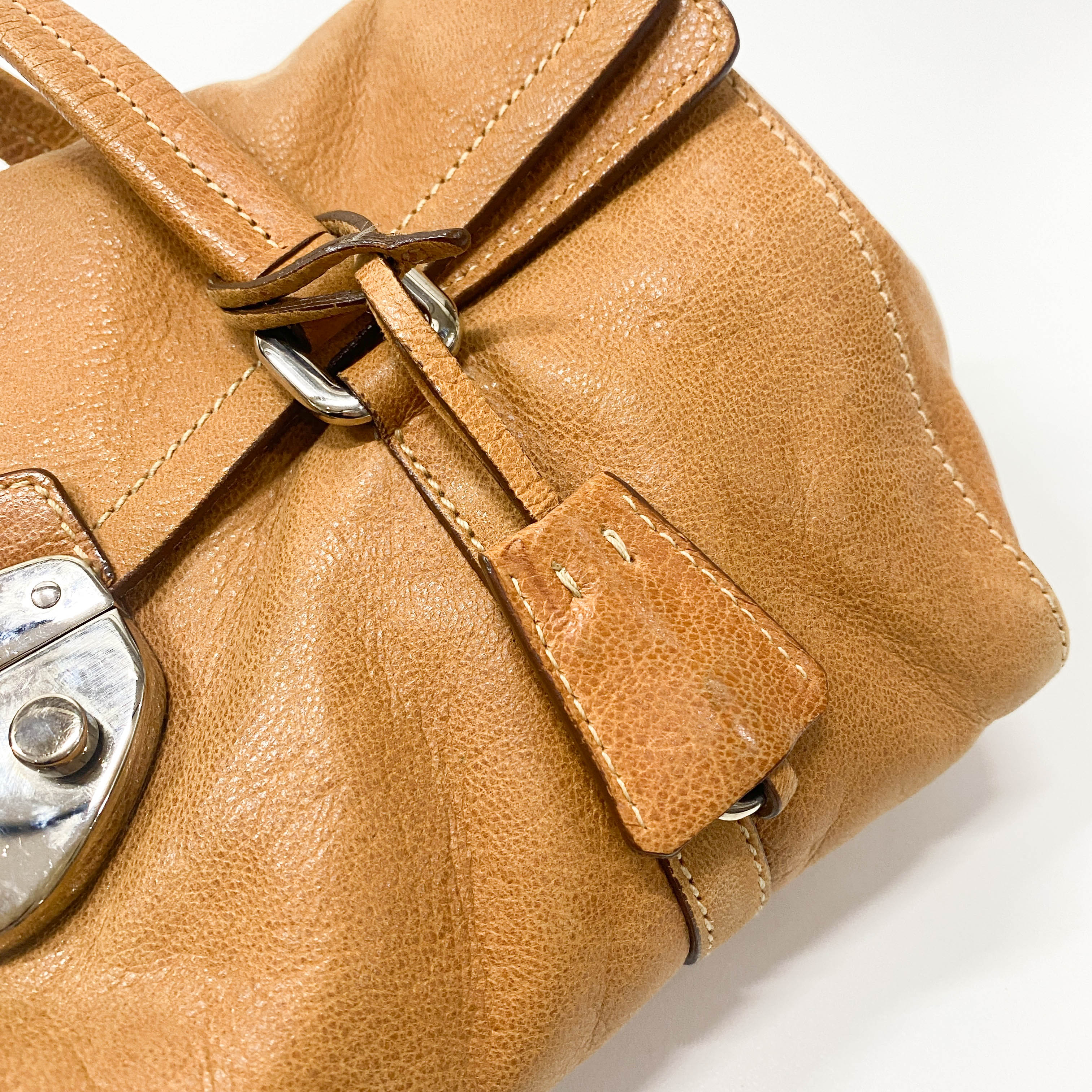 Brown Leather Shoulder Bag