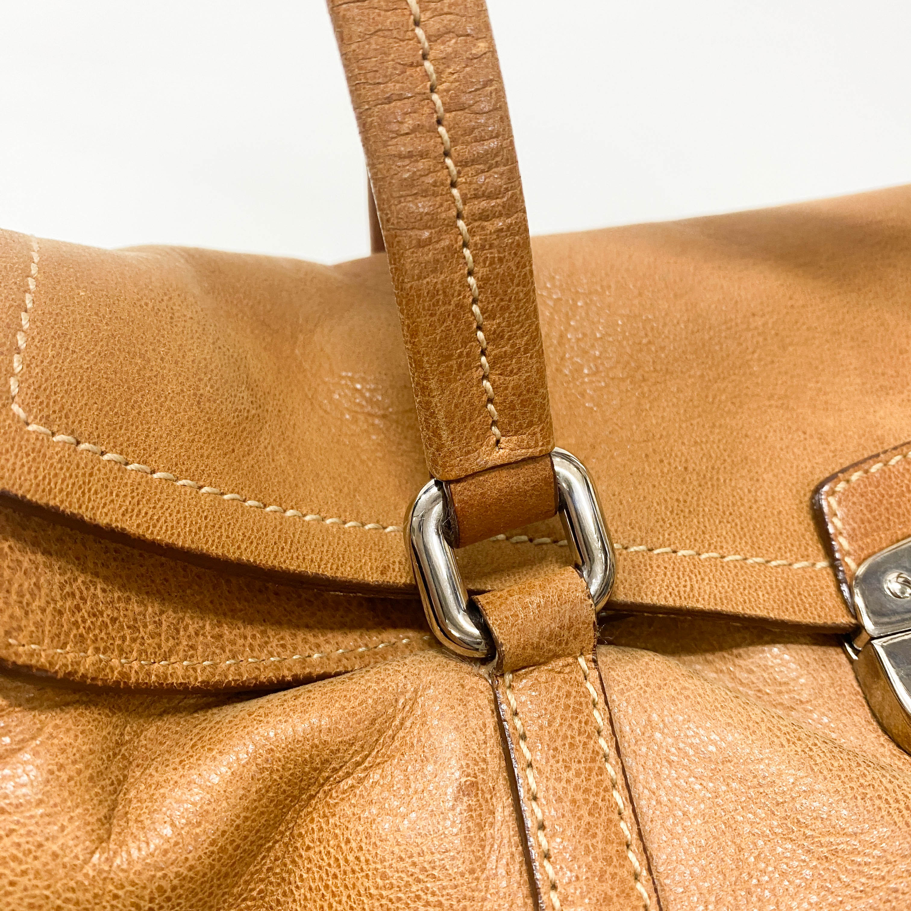 Brown Leather Shoulder Bag