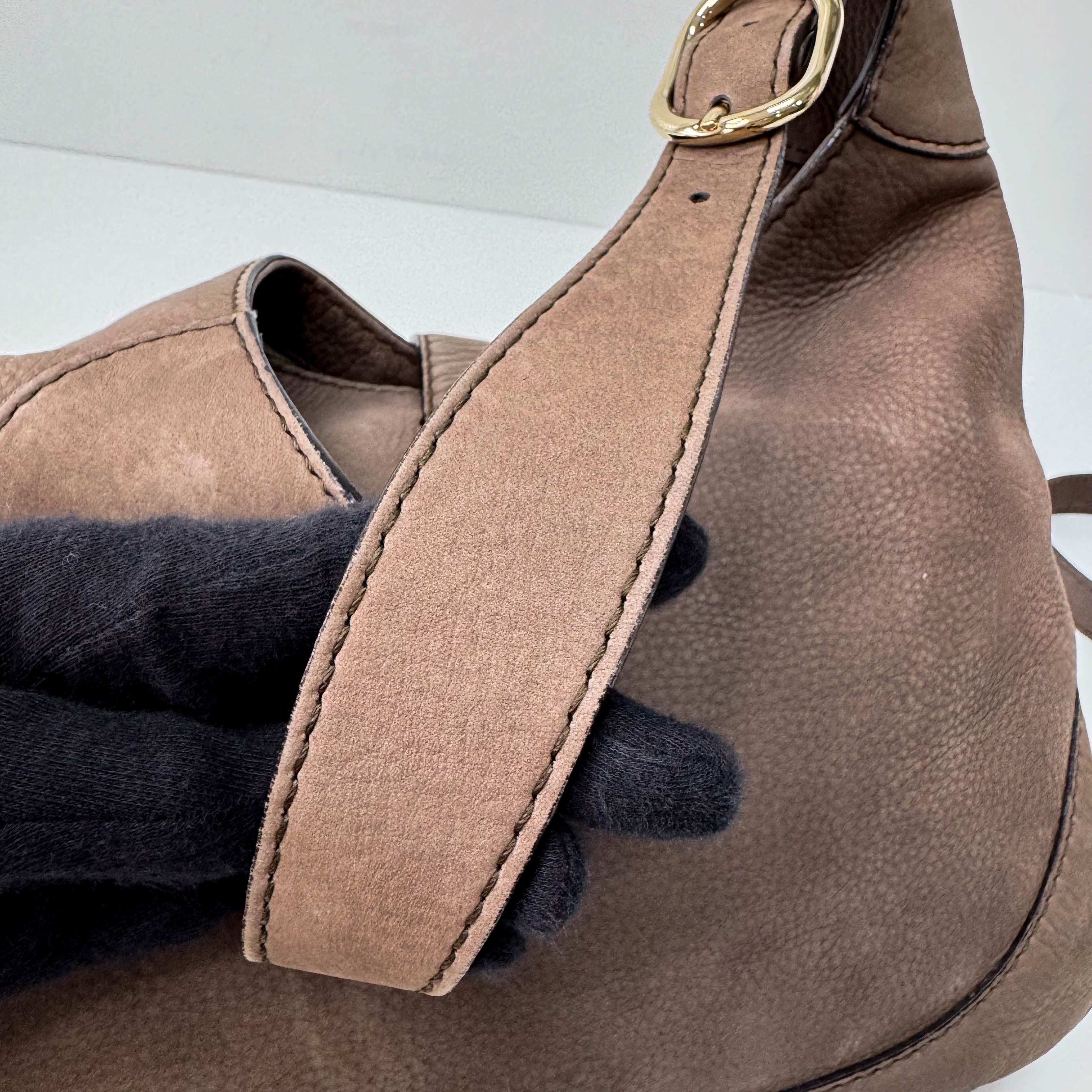 New Jackie Brown Leather Shoulder Bag