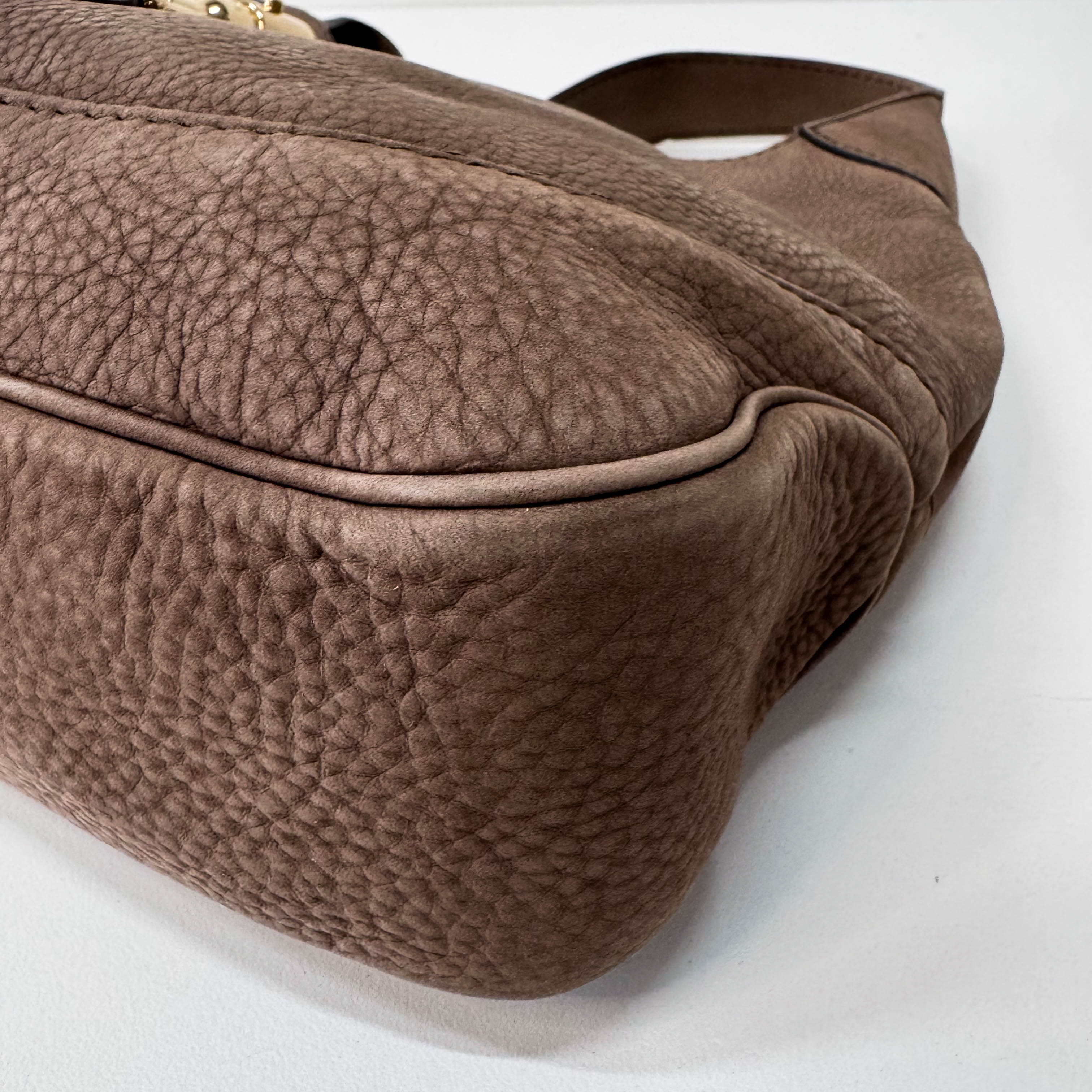 New Jackie Brown Leather Shoulder Bag