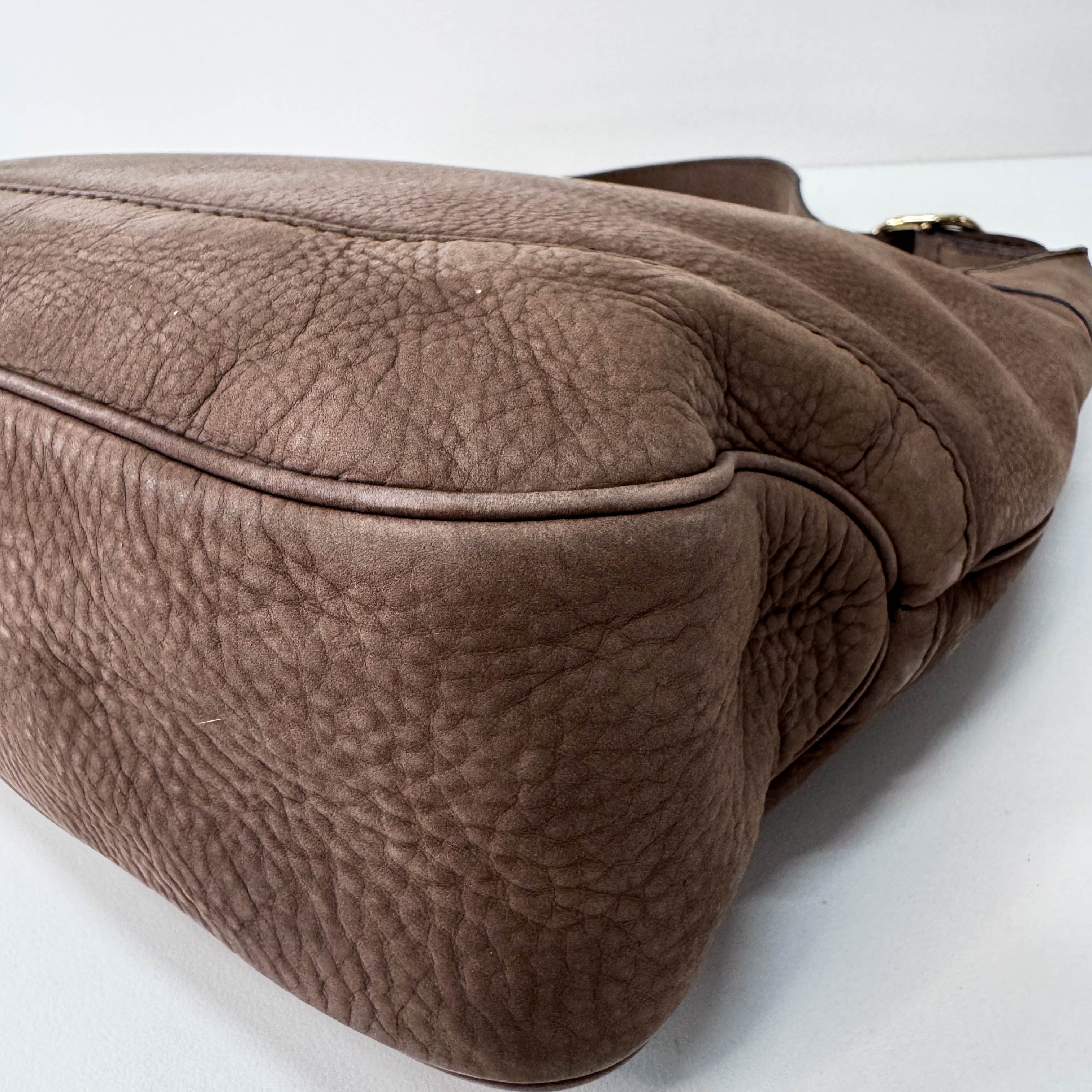 New Jackie Brown Leather Shoulder Bag