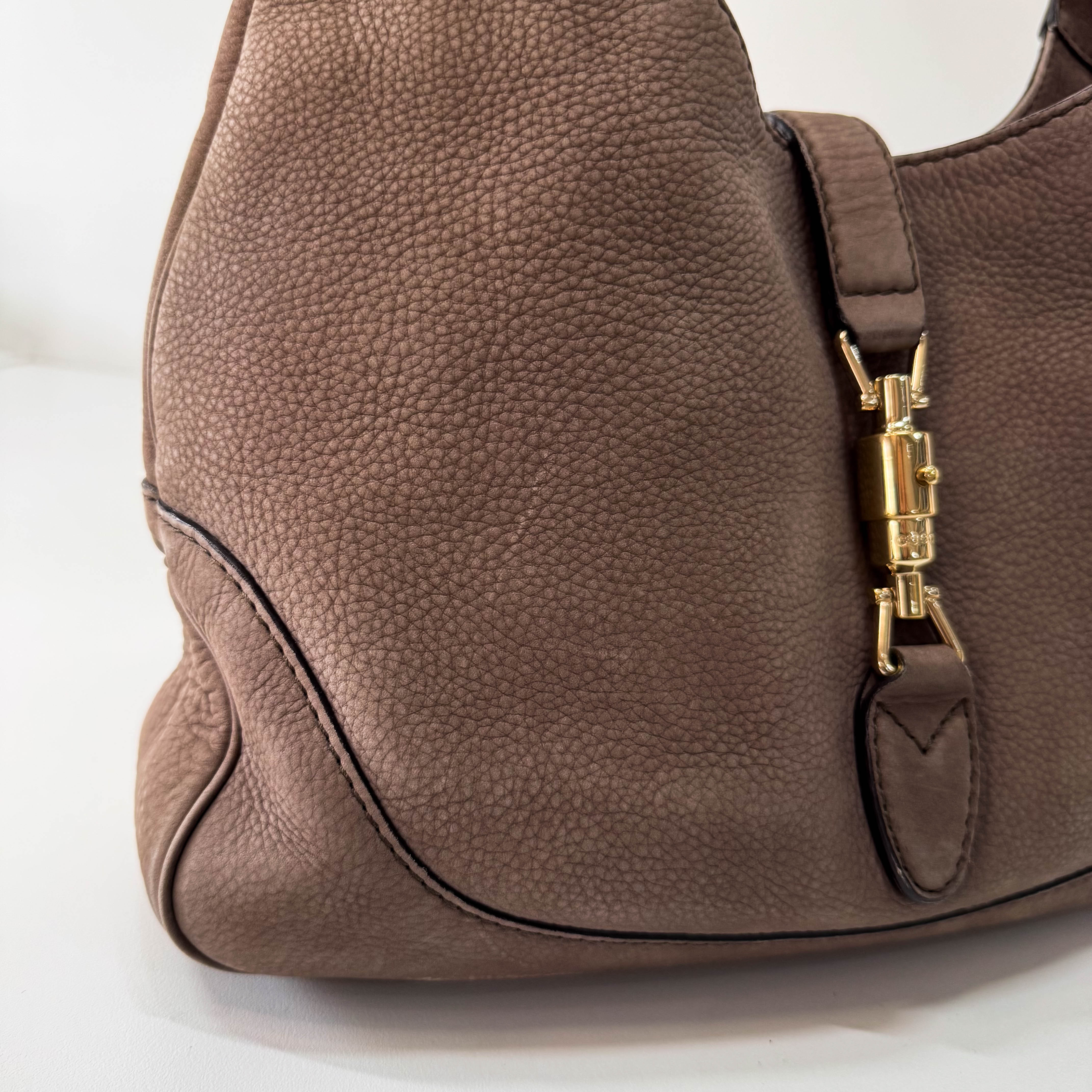 New Jackie Brown Leather Shoulder Bag