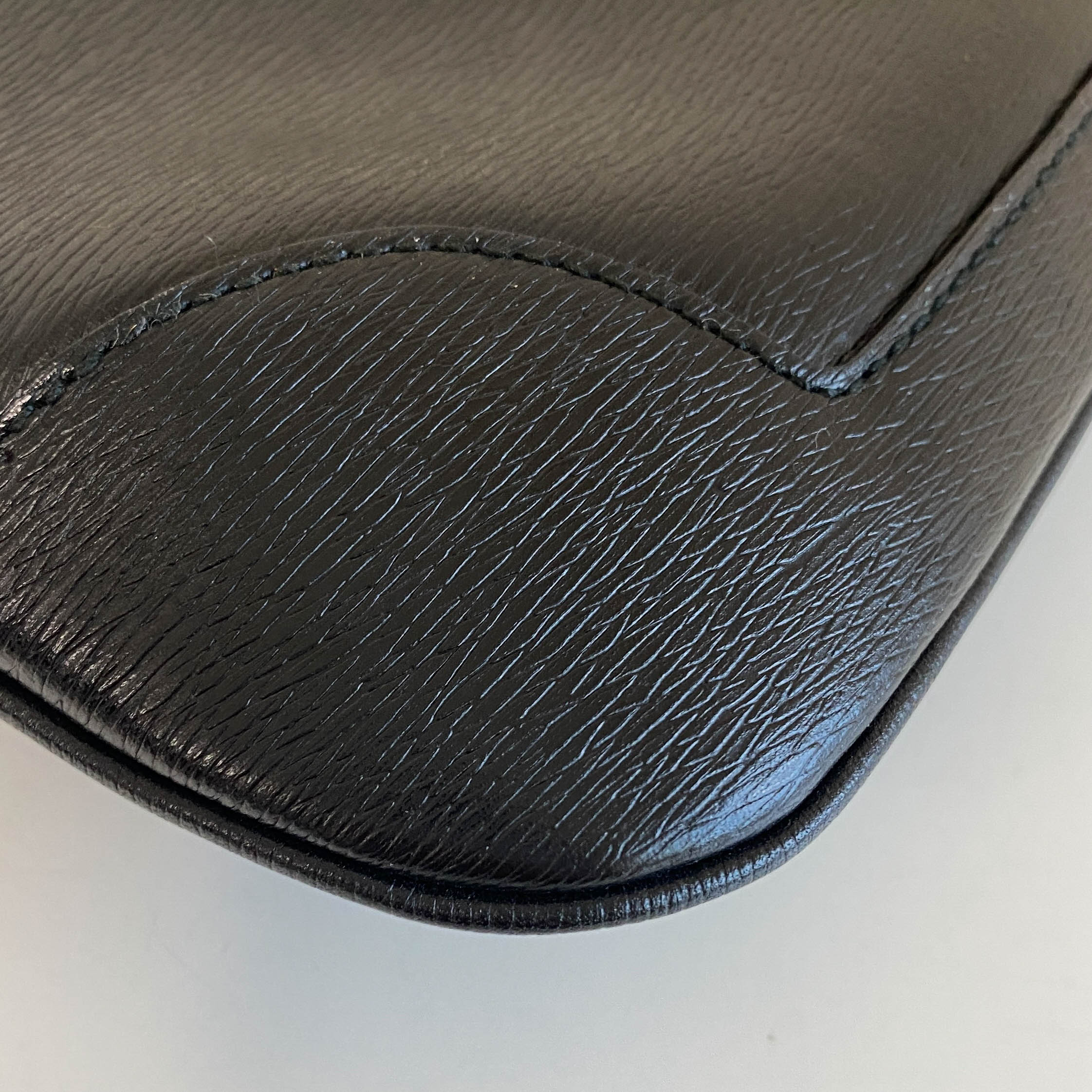 Jackie Mini Bamboo Black Shoulder Bag