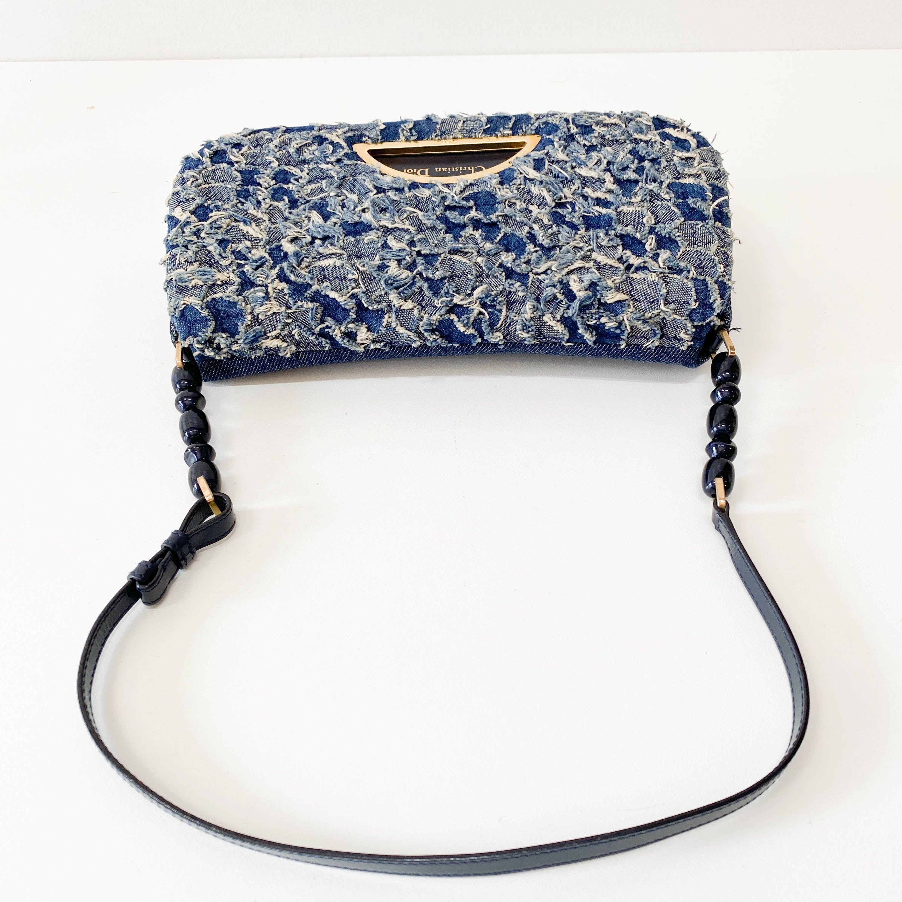 Malice Pearl Blue Denim Bag