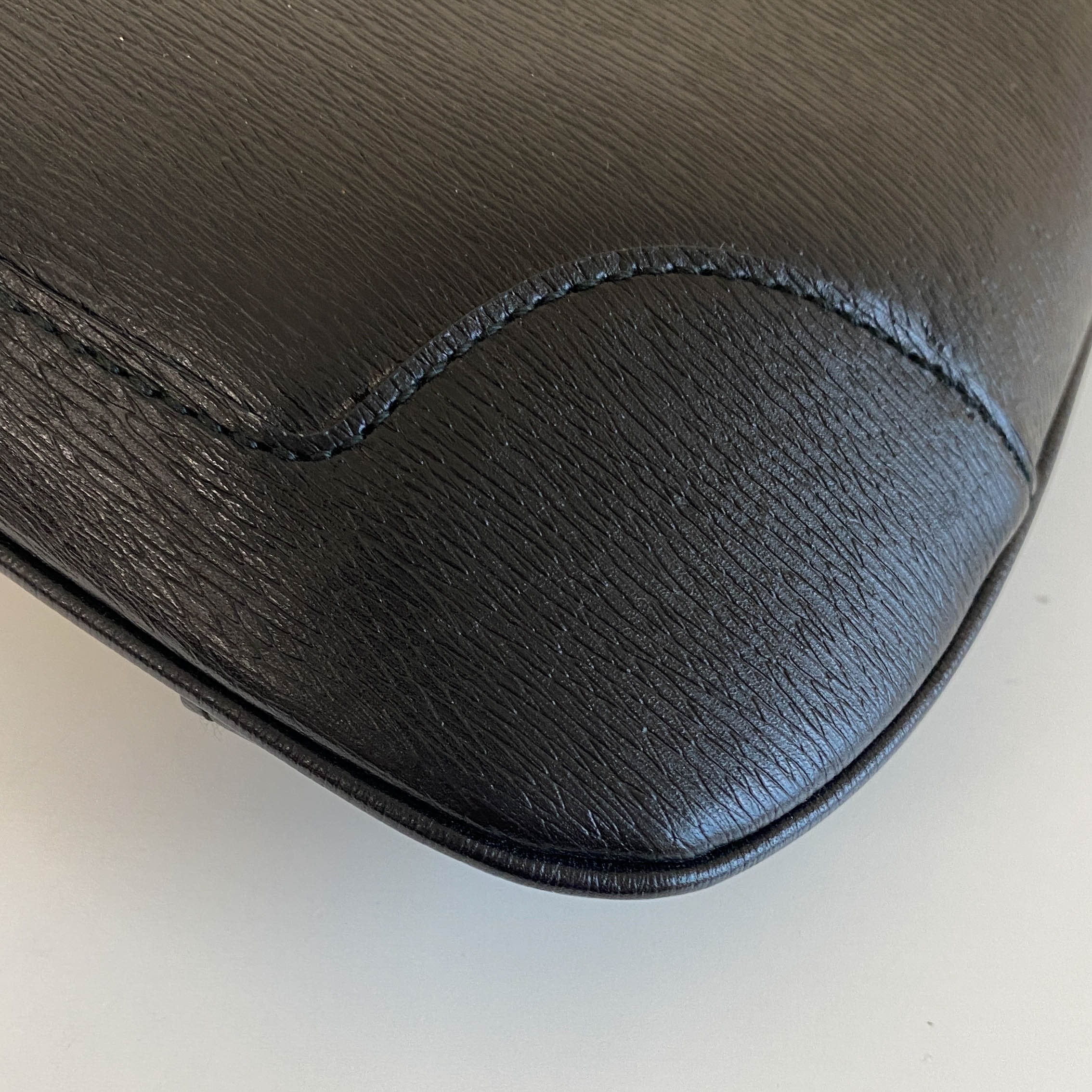 Jackie Mini Bamboo Black Shoulder Bag