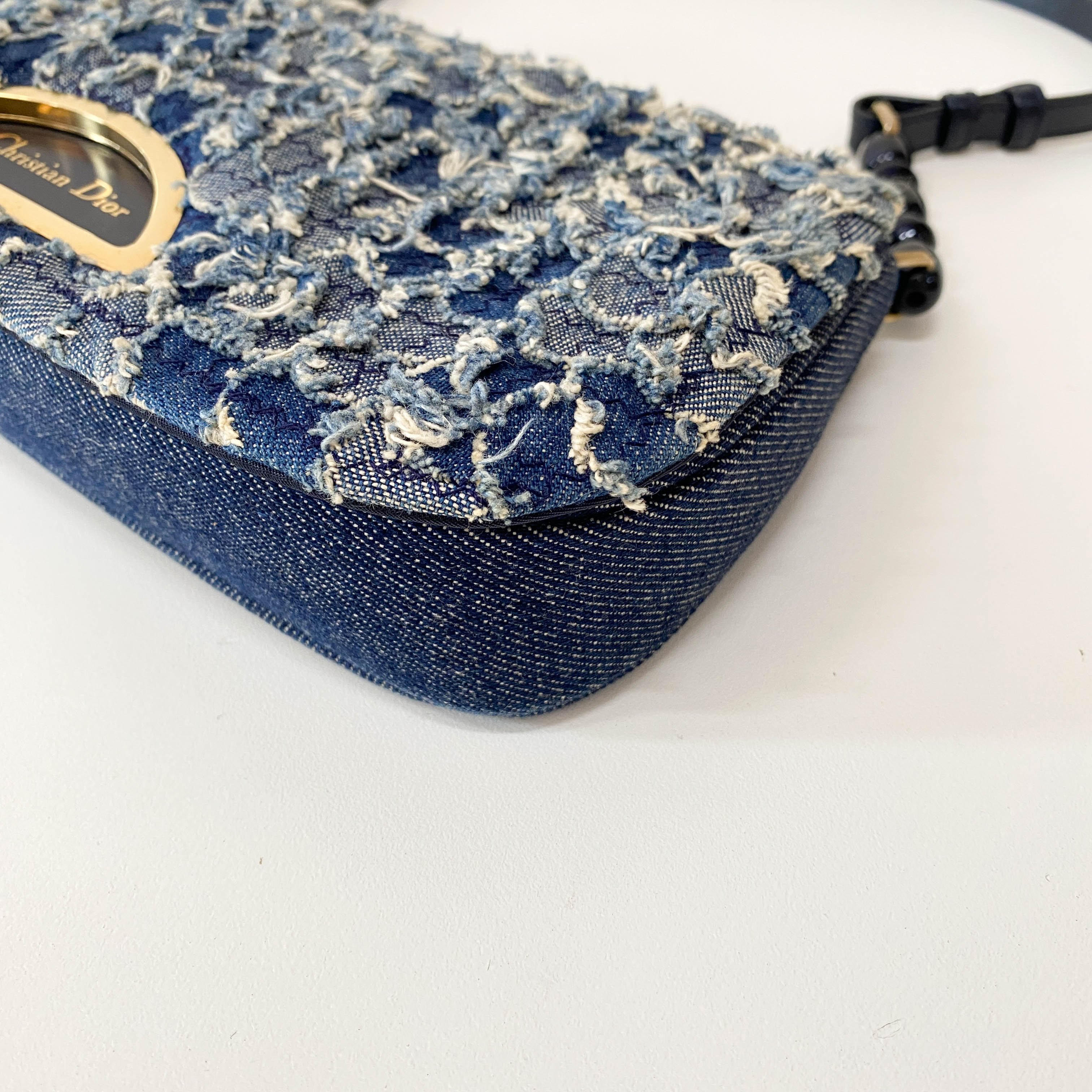 Malice Pearl Blue Denim Bag