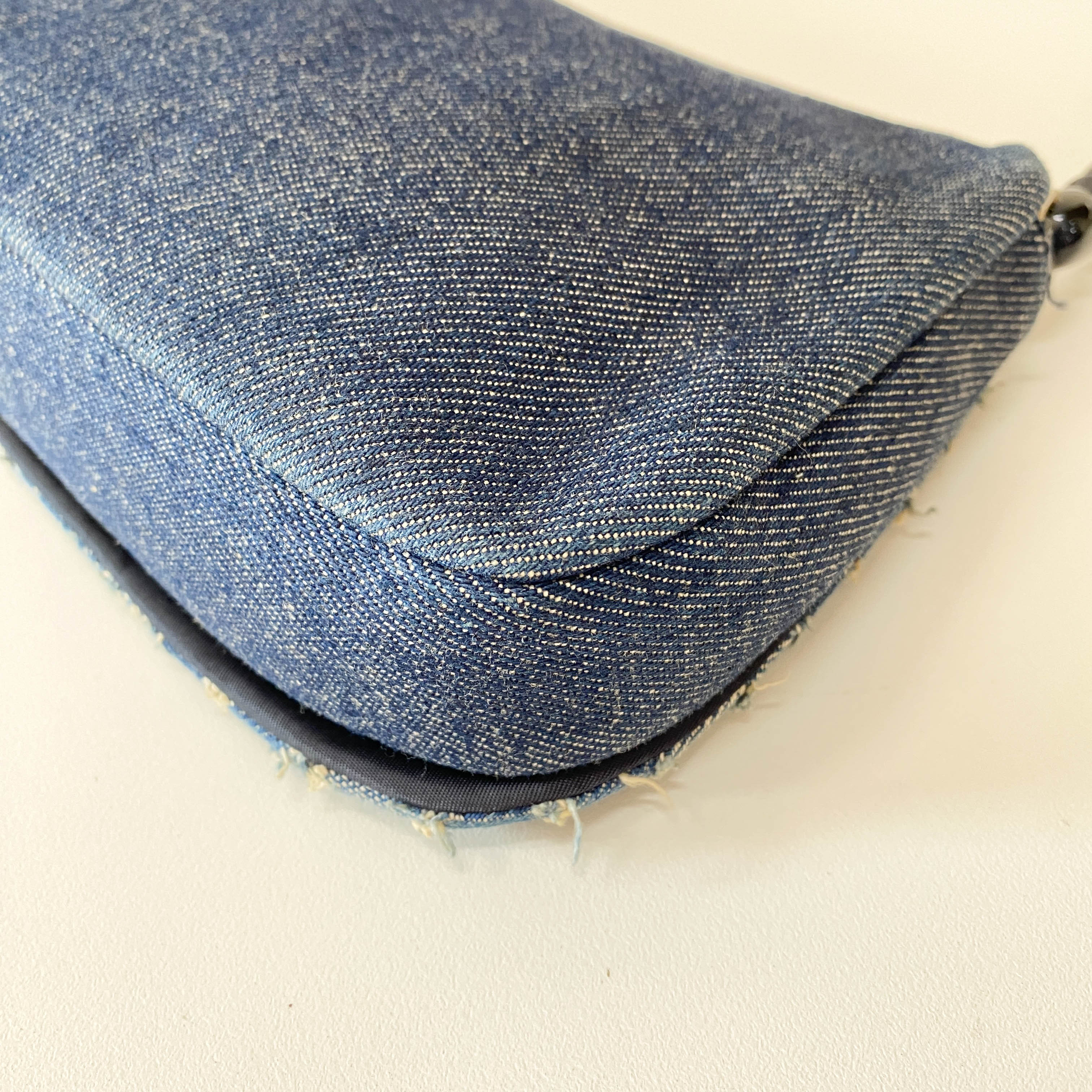 Malice Pearl Blue Denim Bag