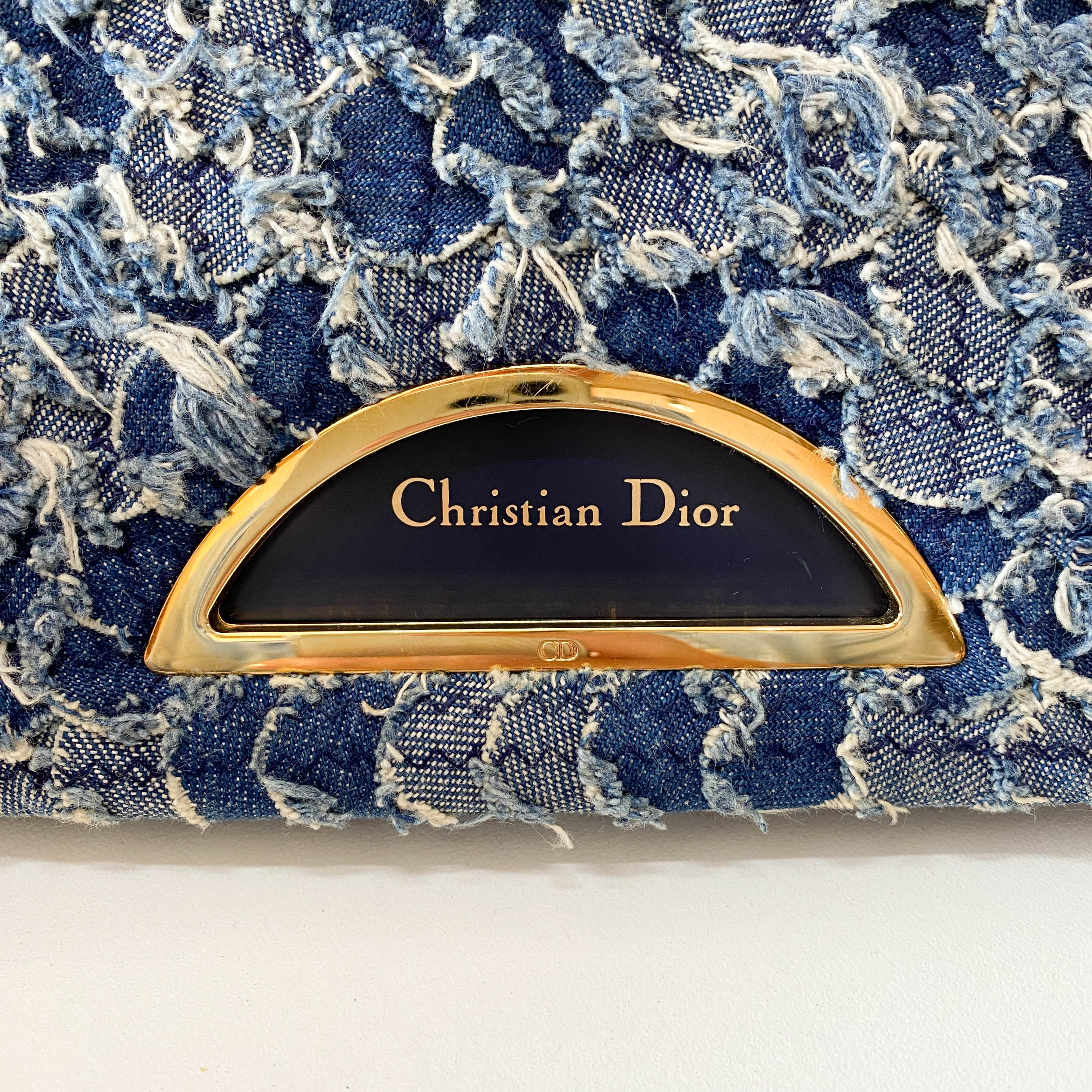 Malice Pearl Blue Denim Bag