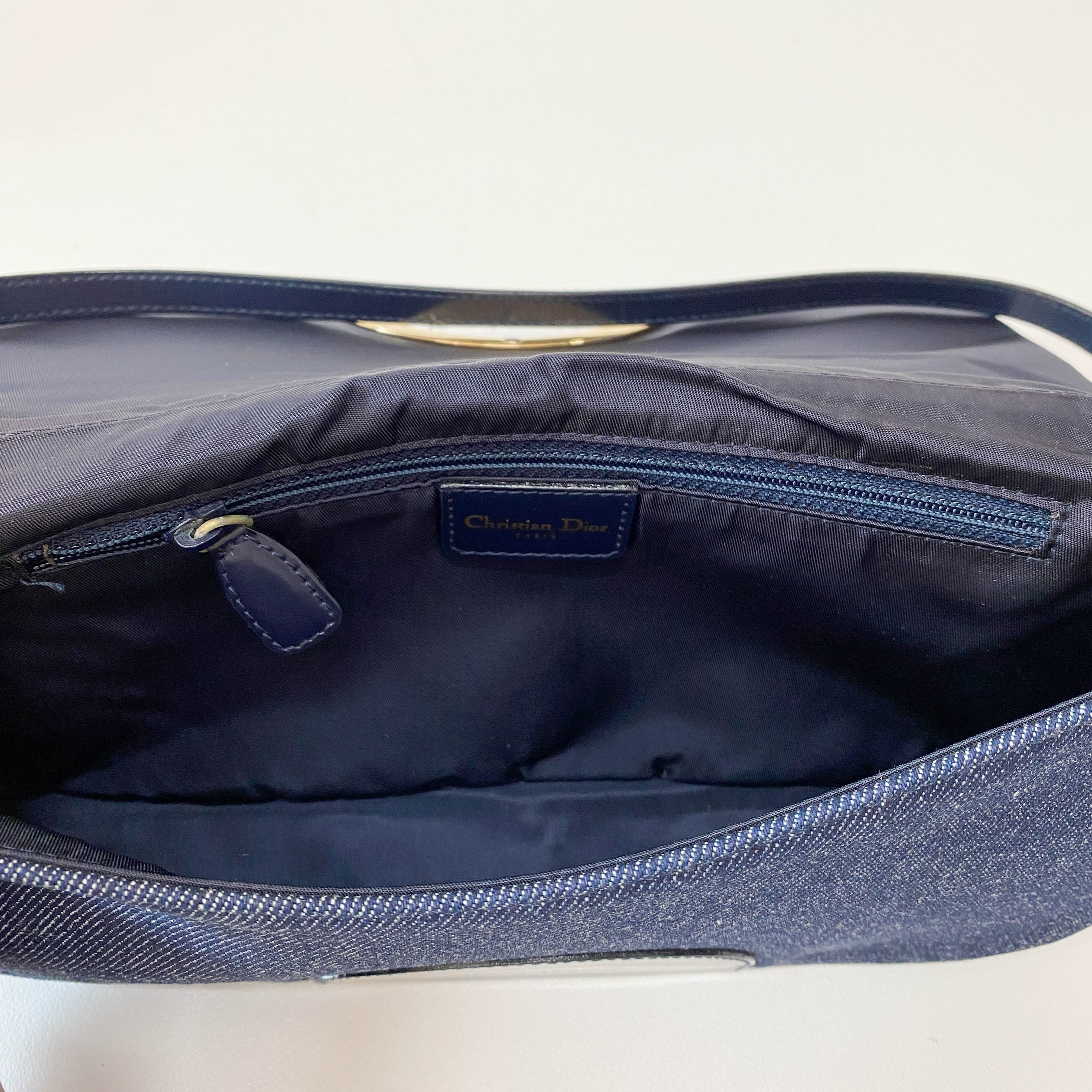 Malice Pearl Blue Denim Bag