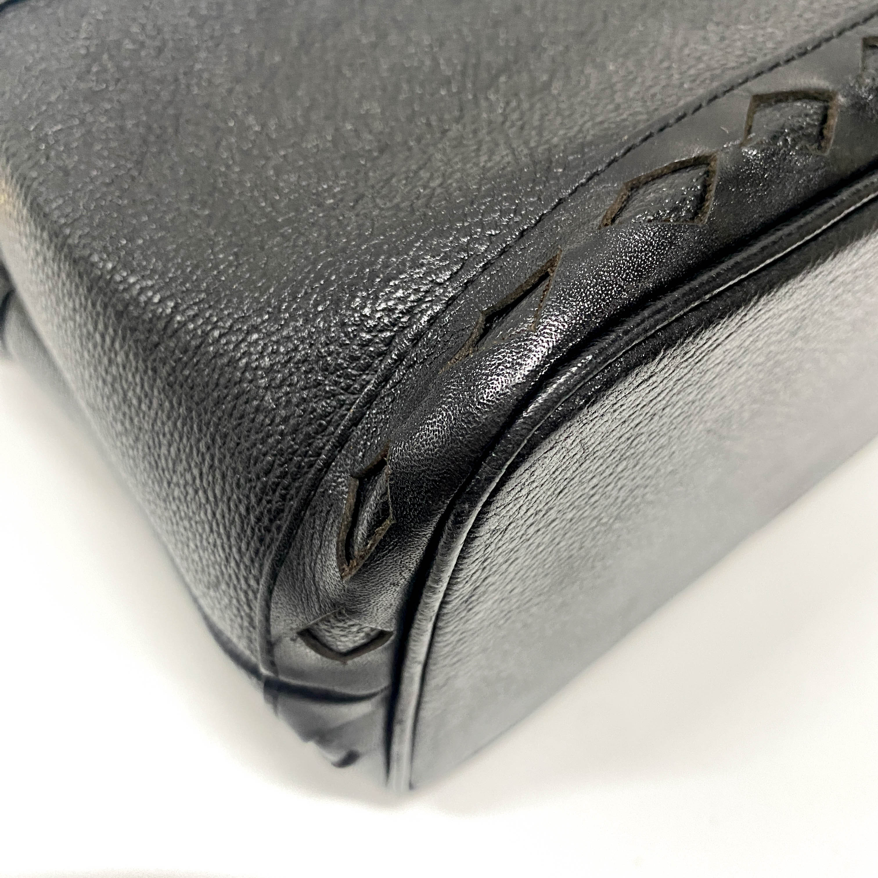 Black Leather Handbag