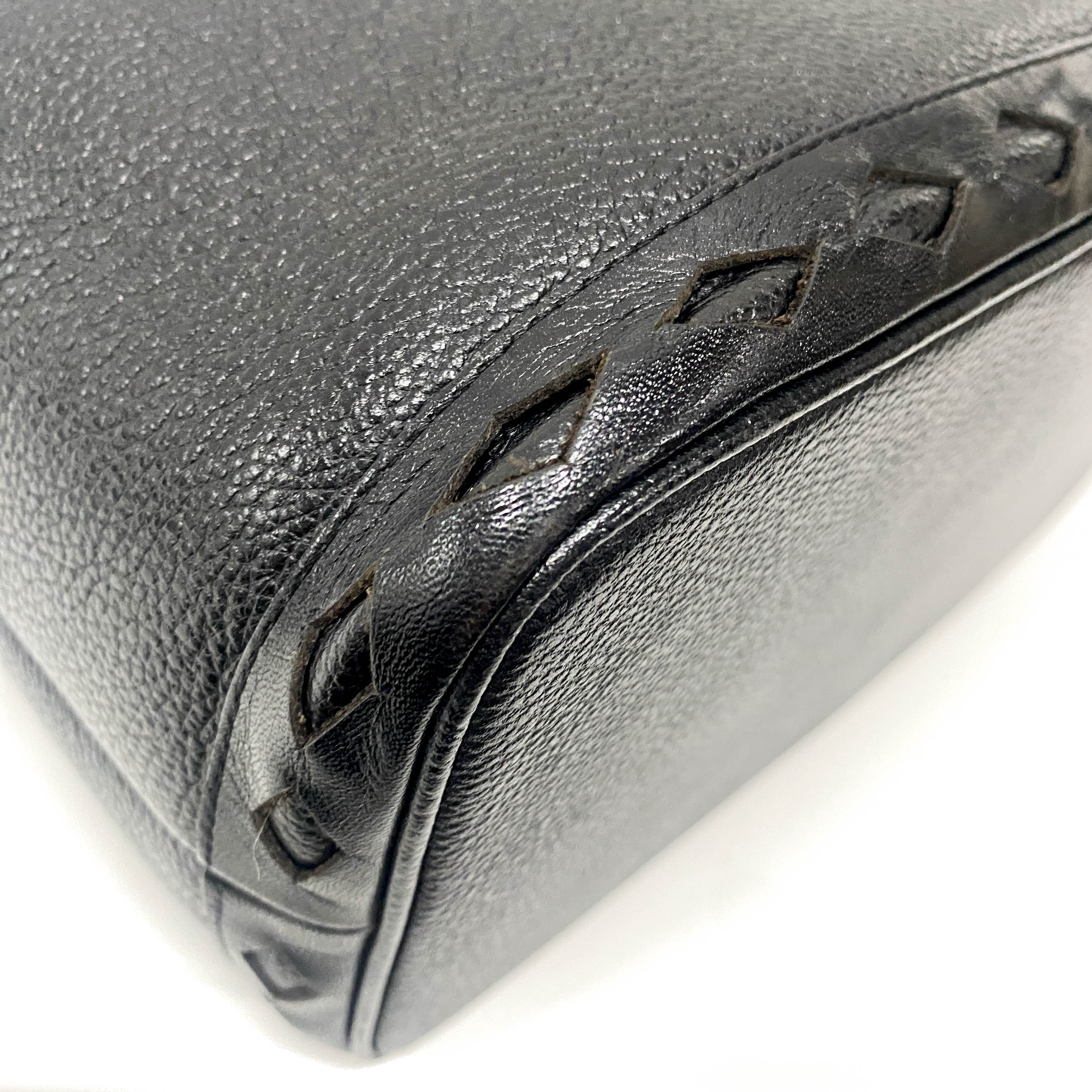 Black Leather Handbag