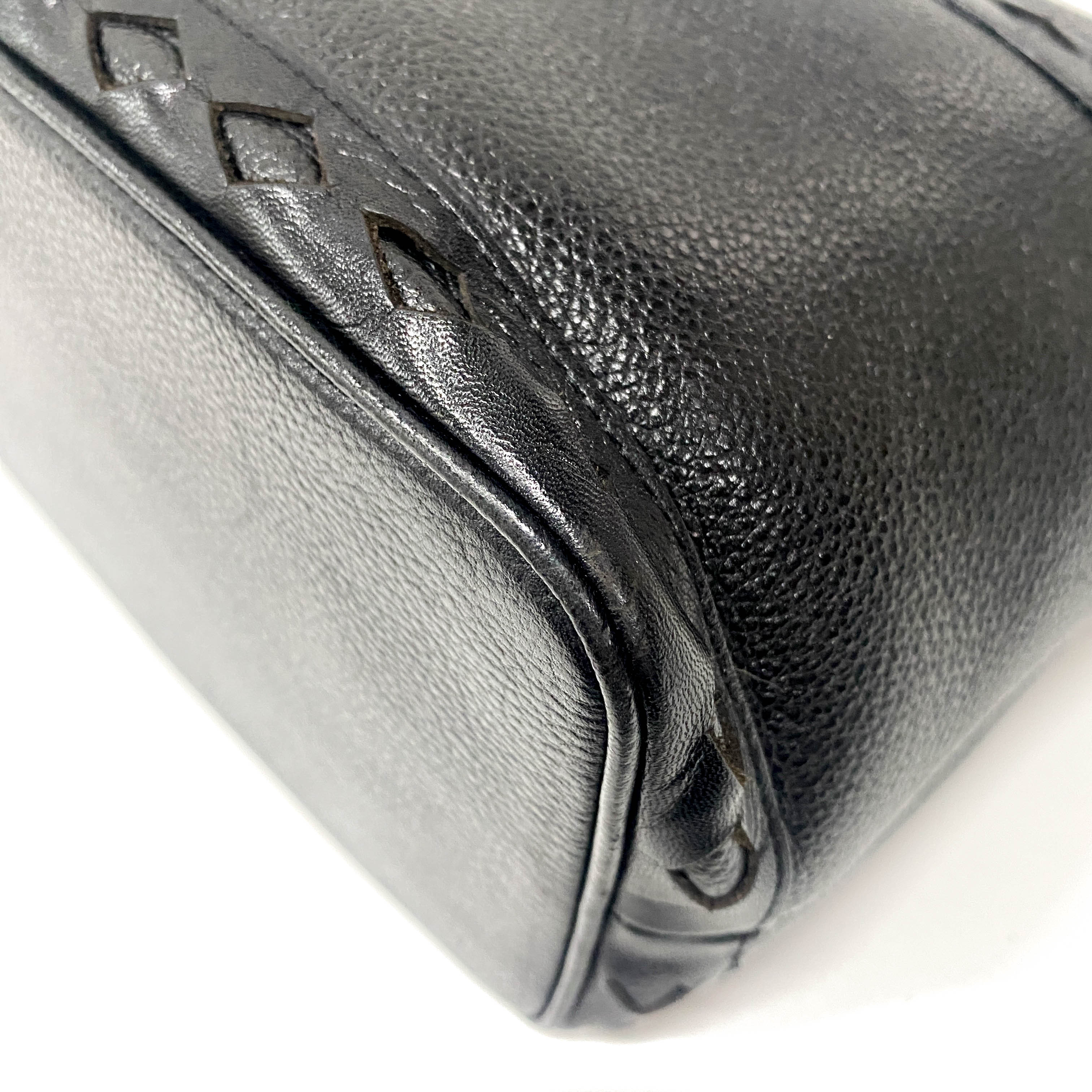 Black Leather Handbag