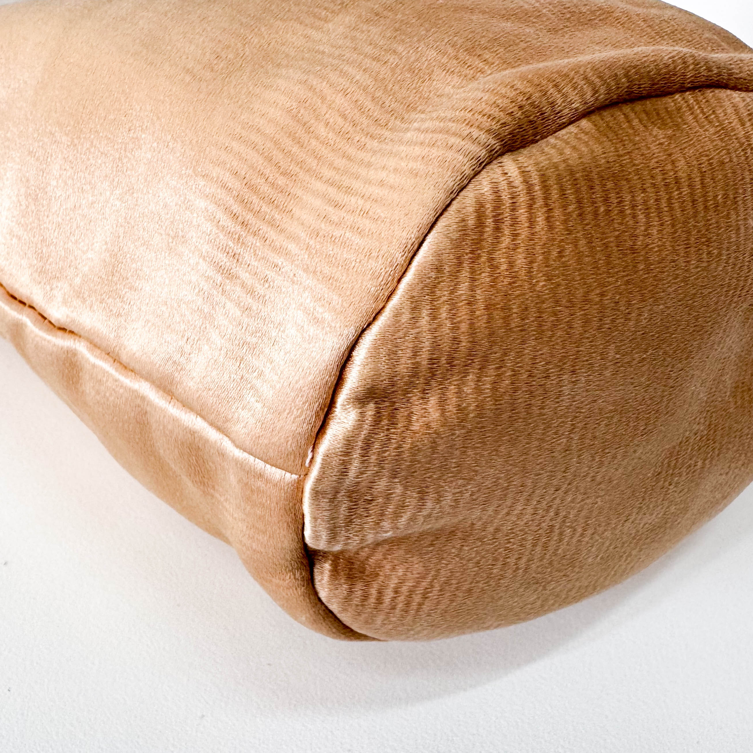 Rose Gold Satin Mini Tote Bag