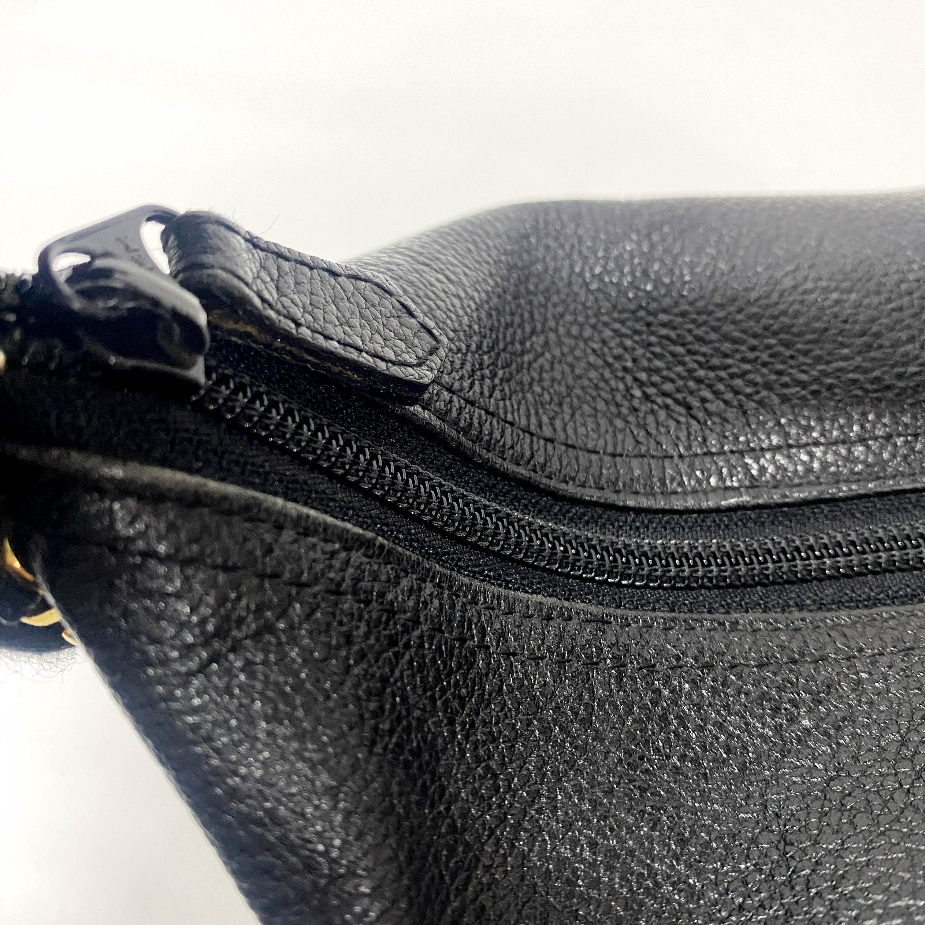 Black Leather Handbag