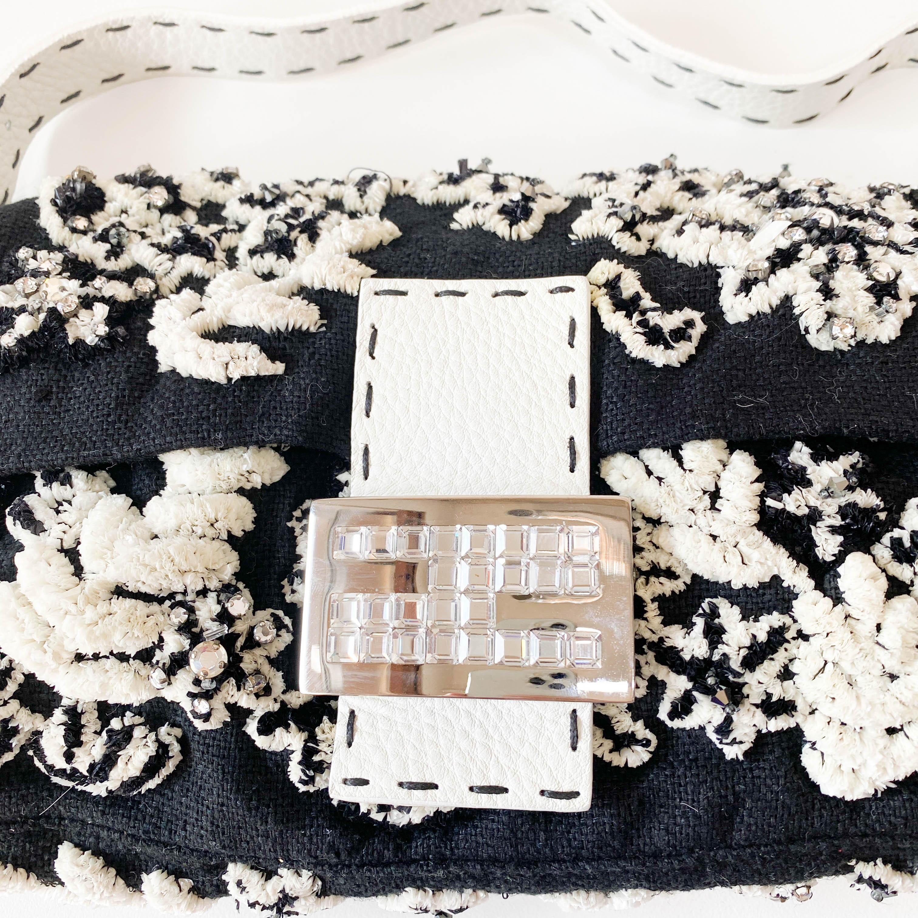 Floral Selleria Beaded Baguette