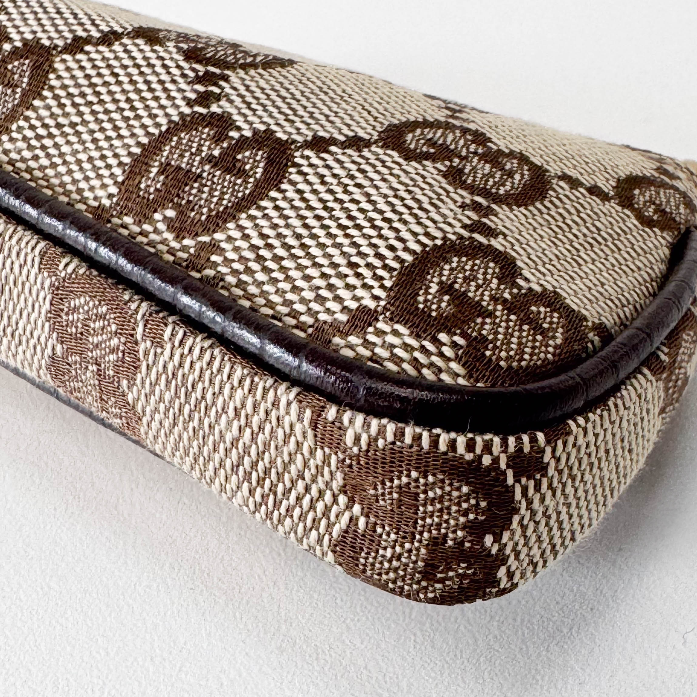 Horsebit Mini Yellow GG Canvas Pouch