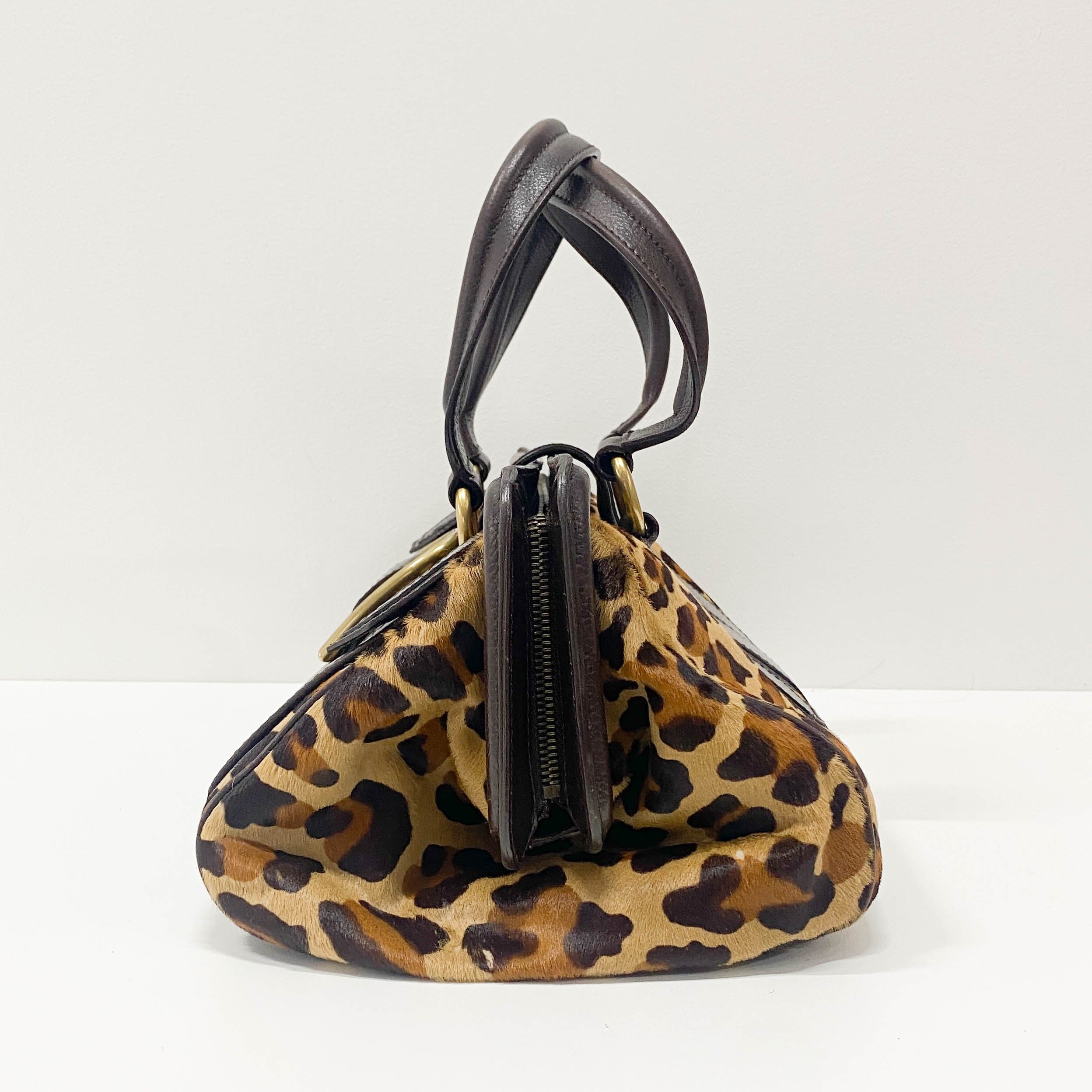 Leopard Print Ella Satchel Bag