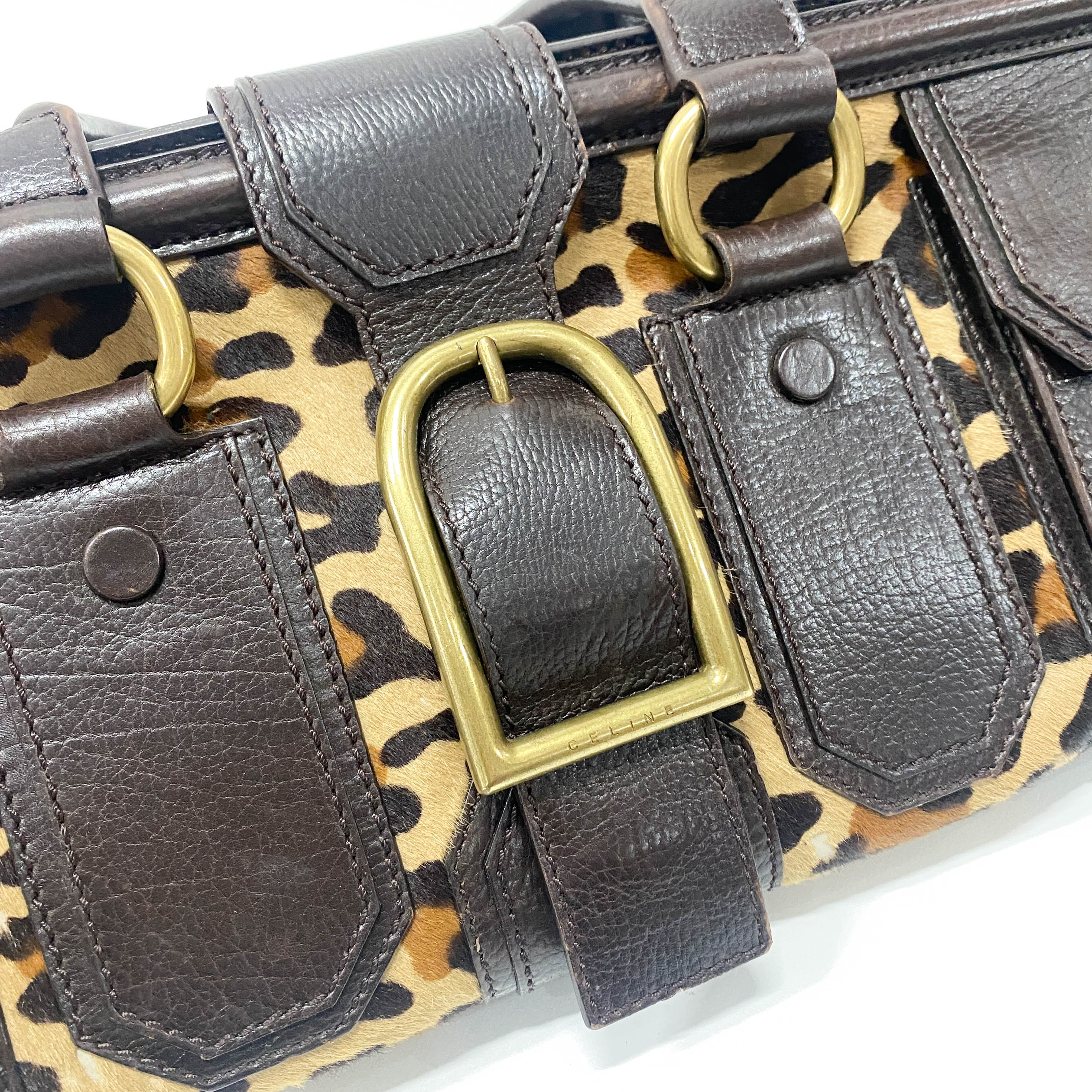 Leopard Print Ella Satchel Bag